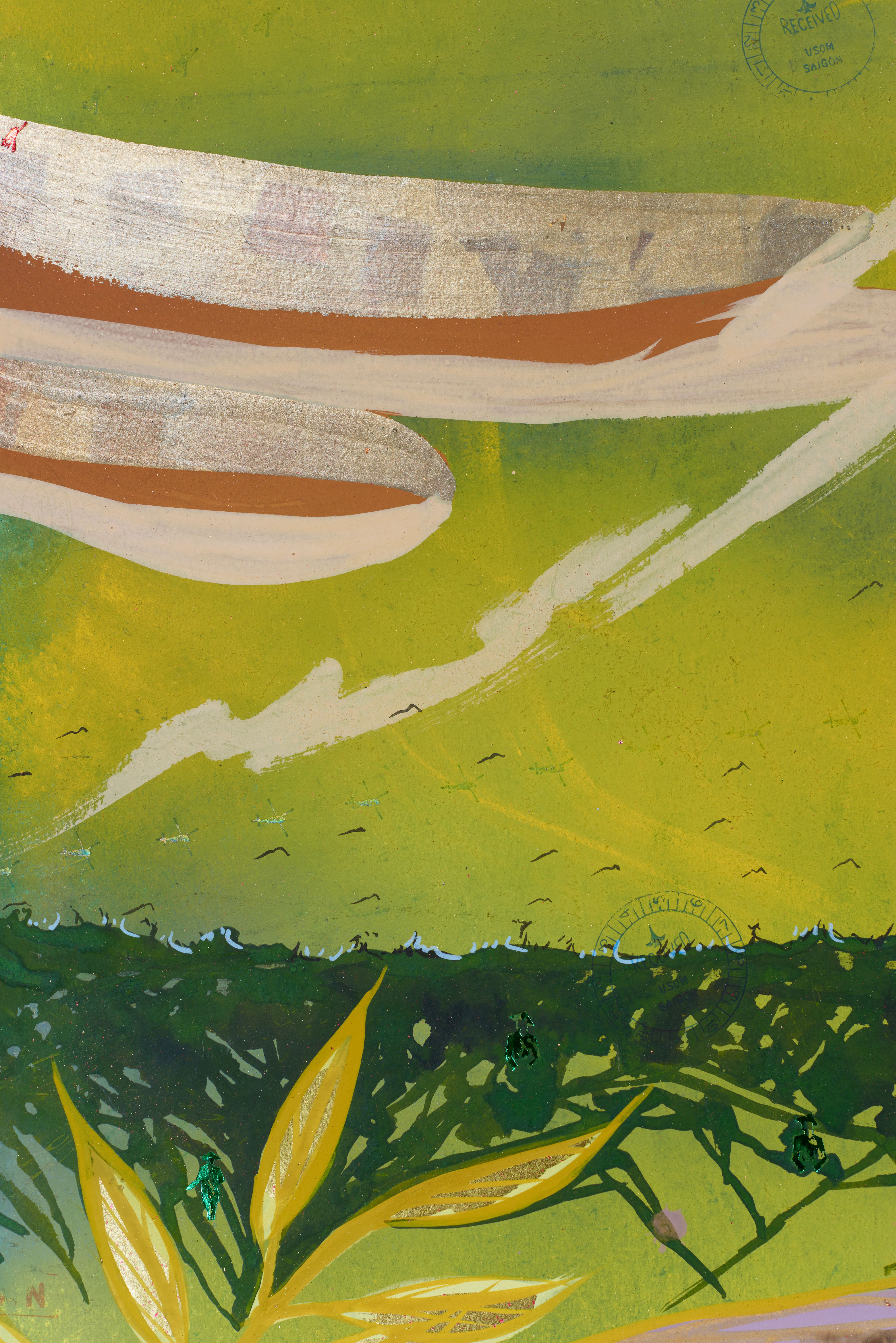 Detail of painting by Tammy Nguyen