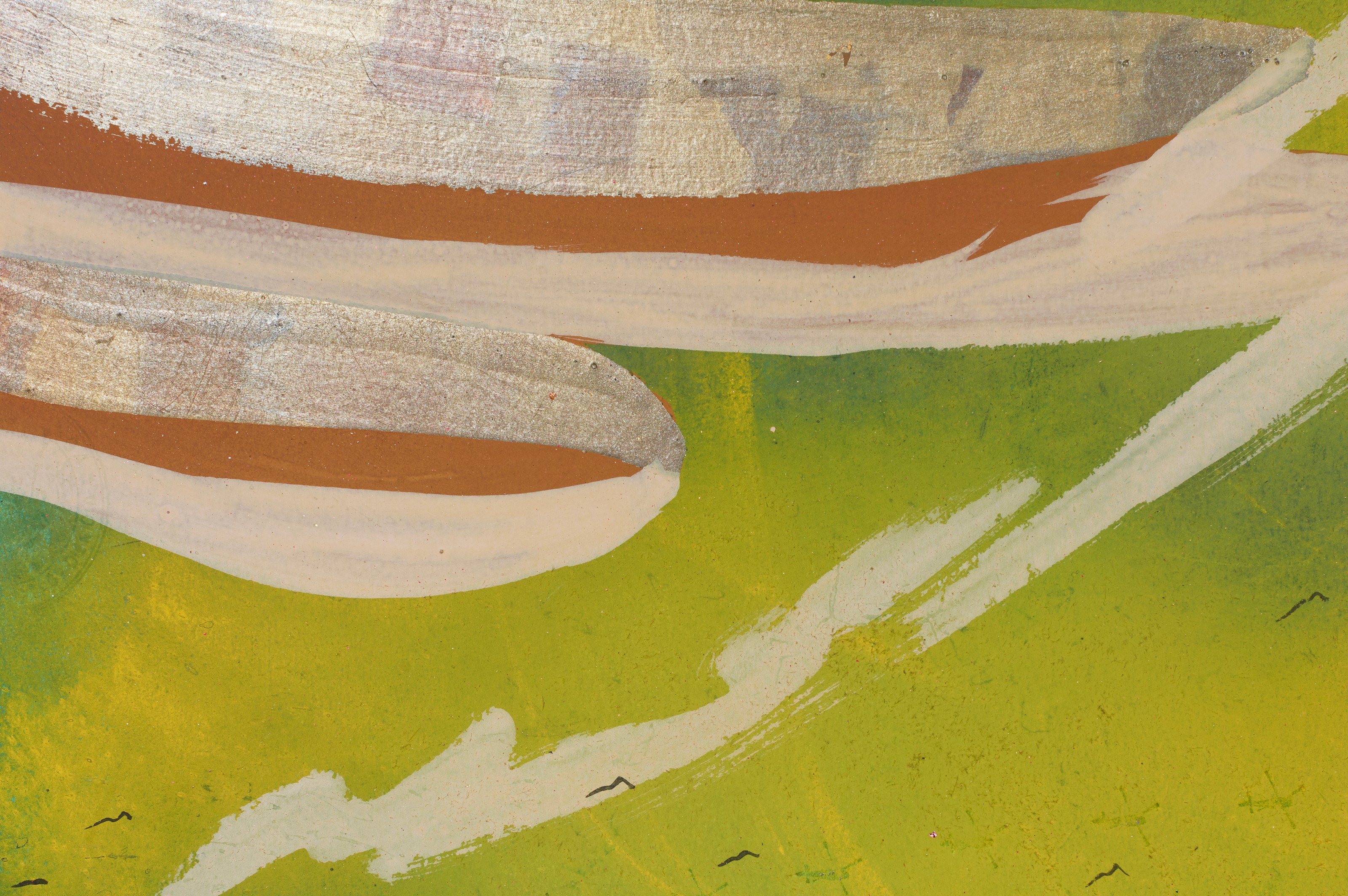 Detail of painting by Tammy Nguyen