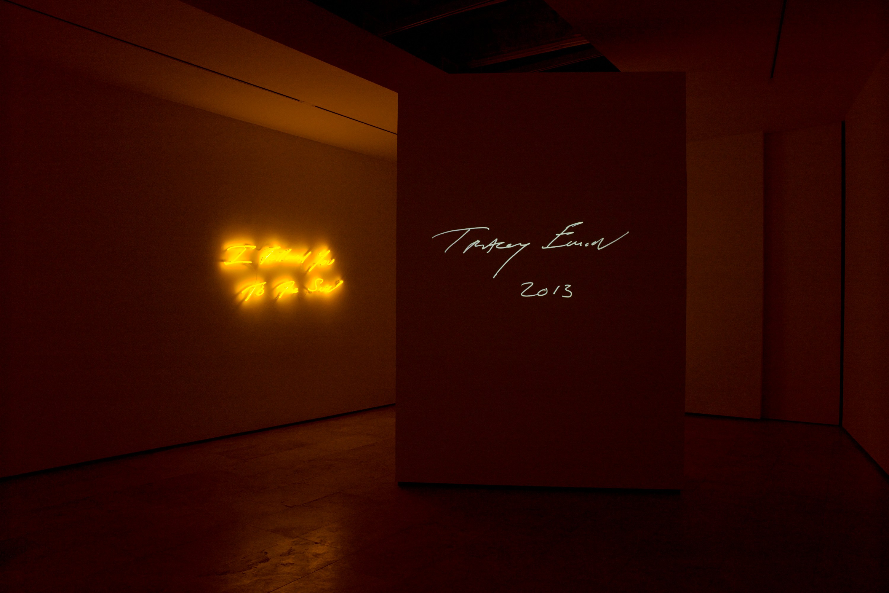 Installation view of I Followed You To The Sun at Lehmann Maupin New York