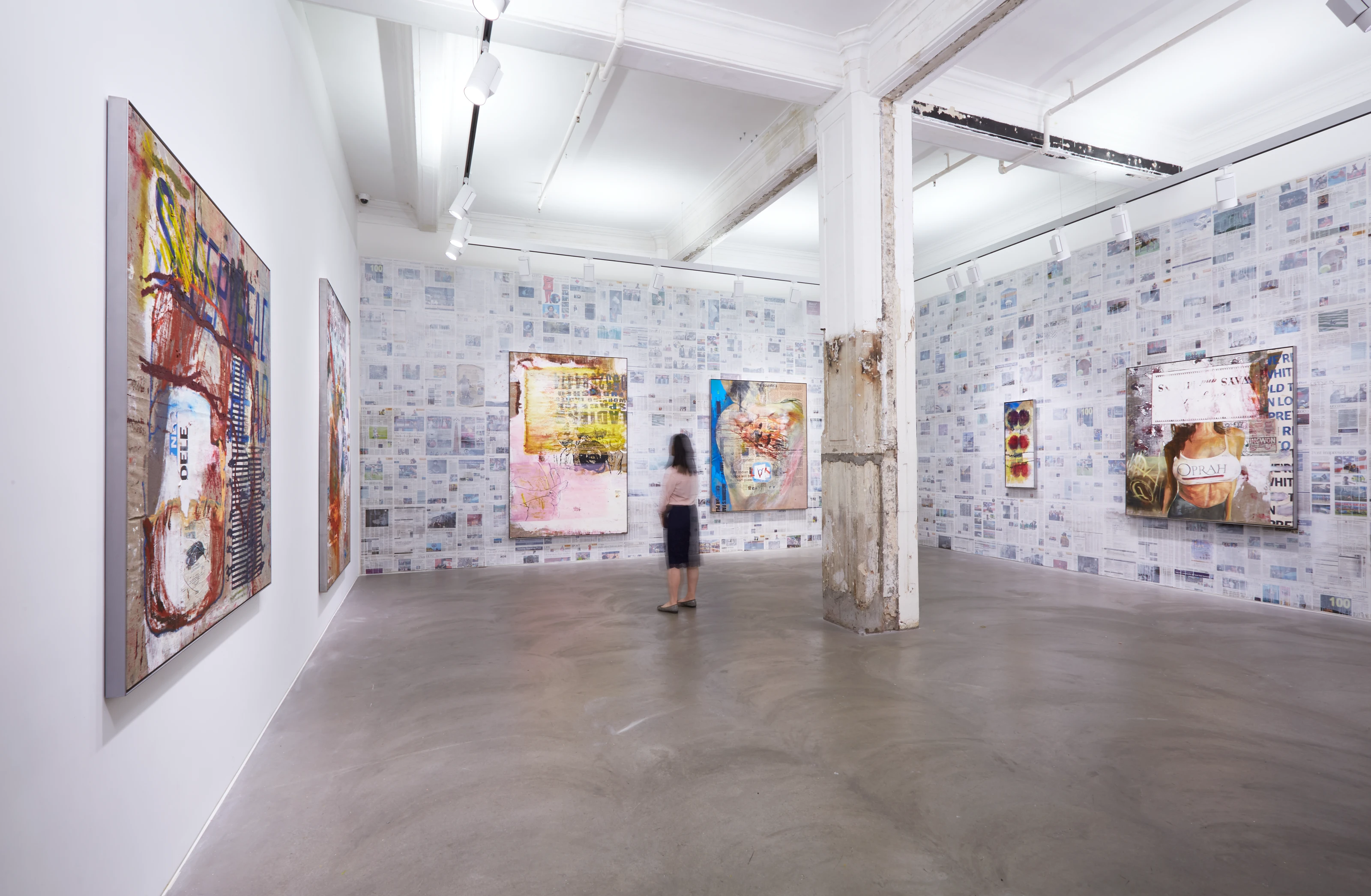 Installation view of Mandy El-Sayegh at Lehmann Maupin Hong Kong