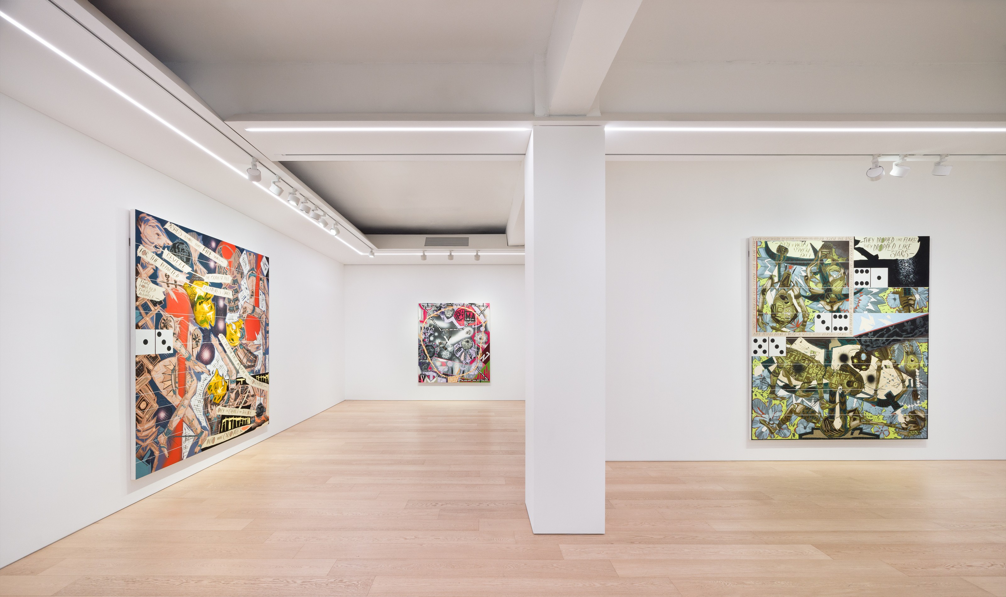 Installation view of Lari Pittman at Lehmann Maupin Seoul