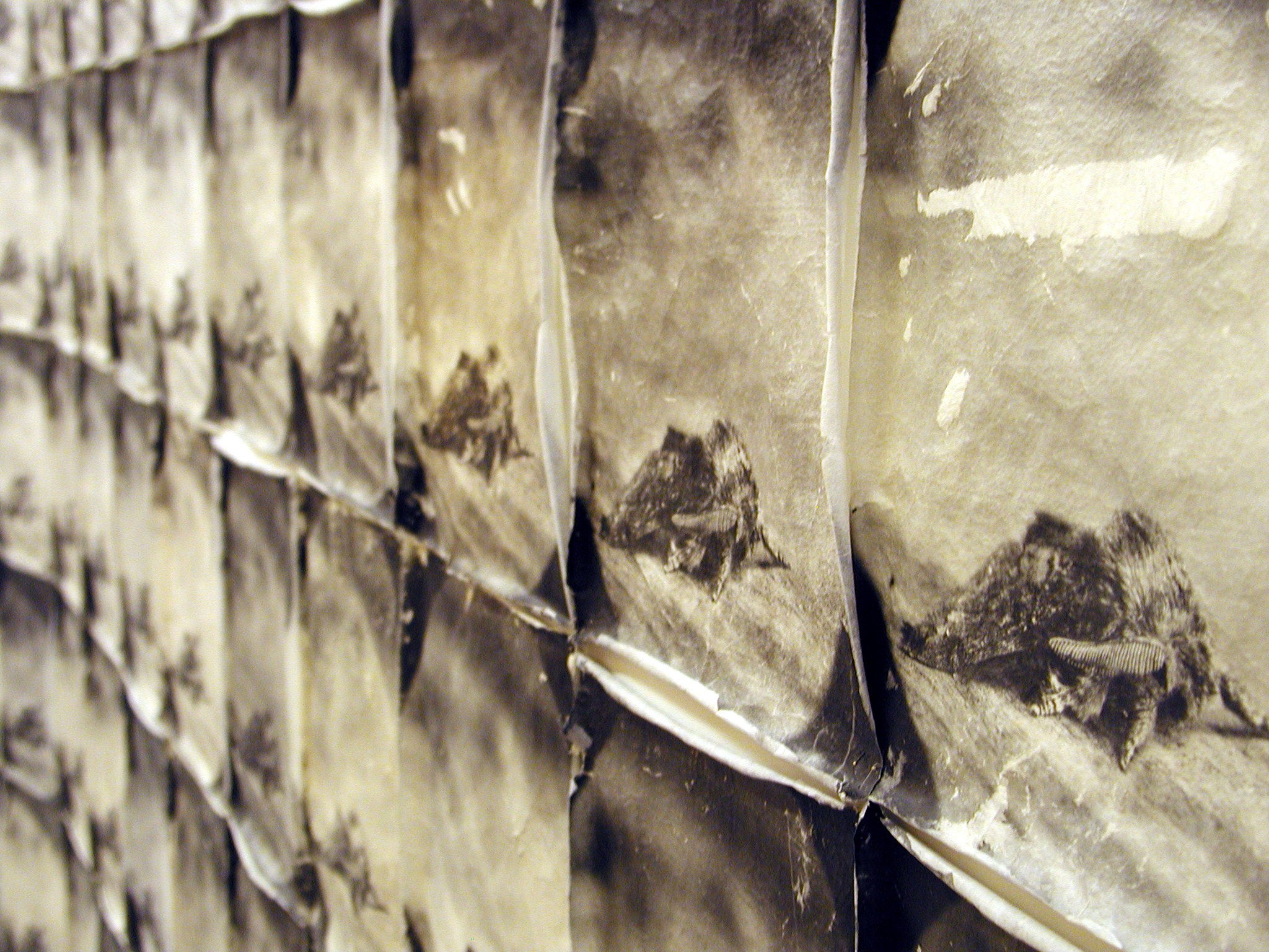 Installation view of Doug & Mike Starn at Lehmann Maupin New York