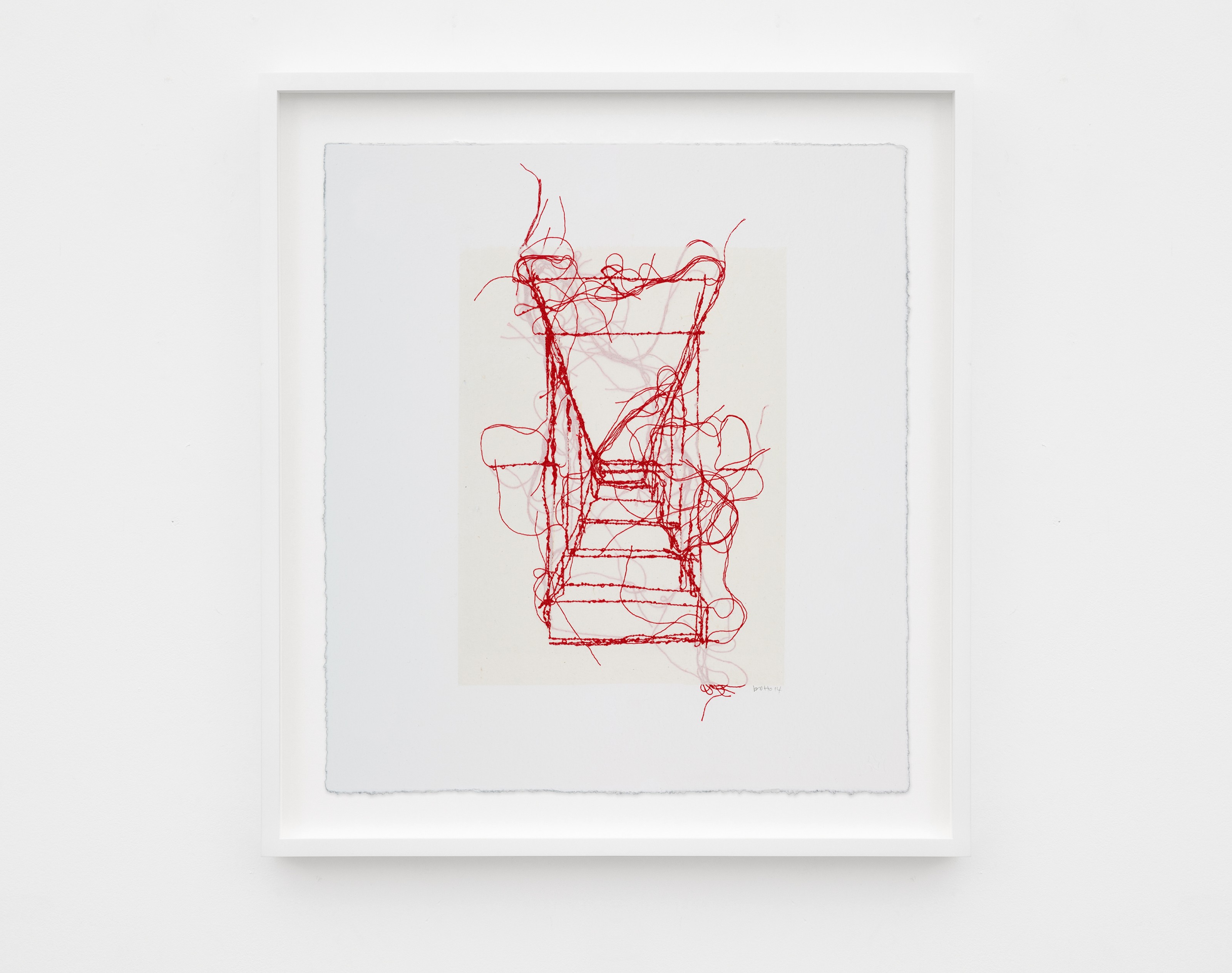 Thread drawing by Do Ho Suh