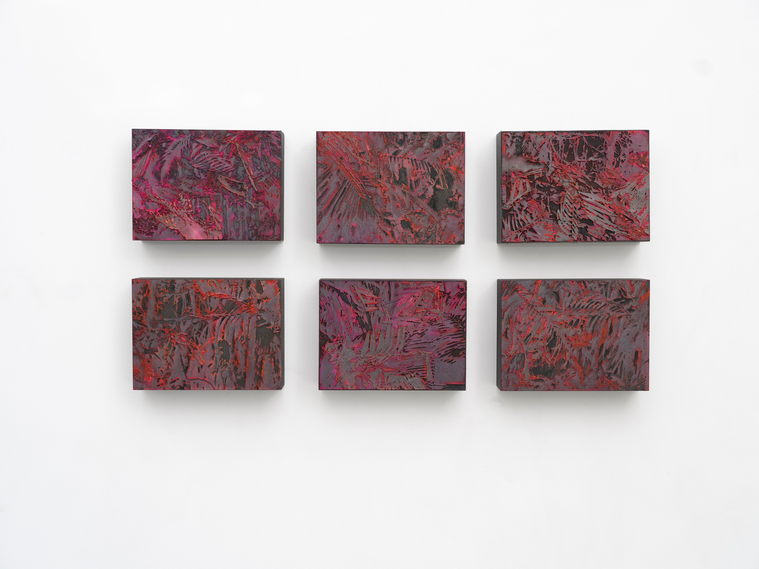 Detail of painting by Teresita Fernández