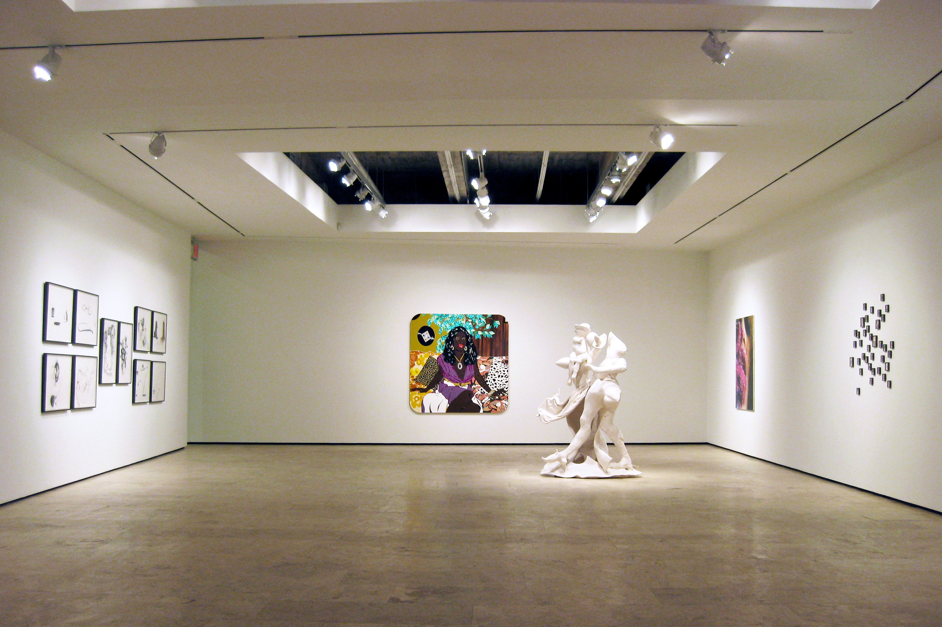 Installation view of The Glamour Project at Lehmann Maupin New York