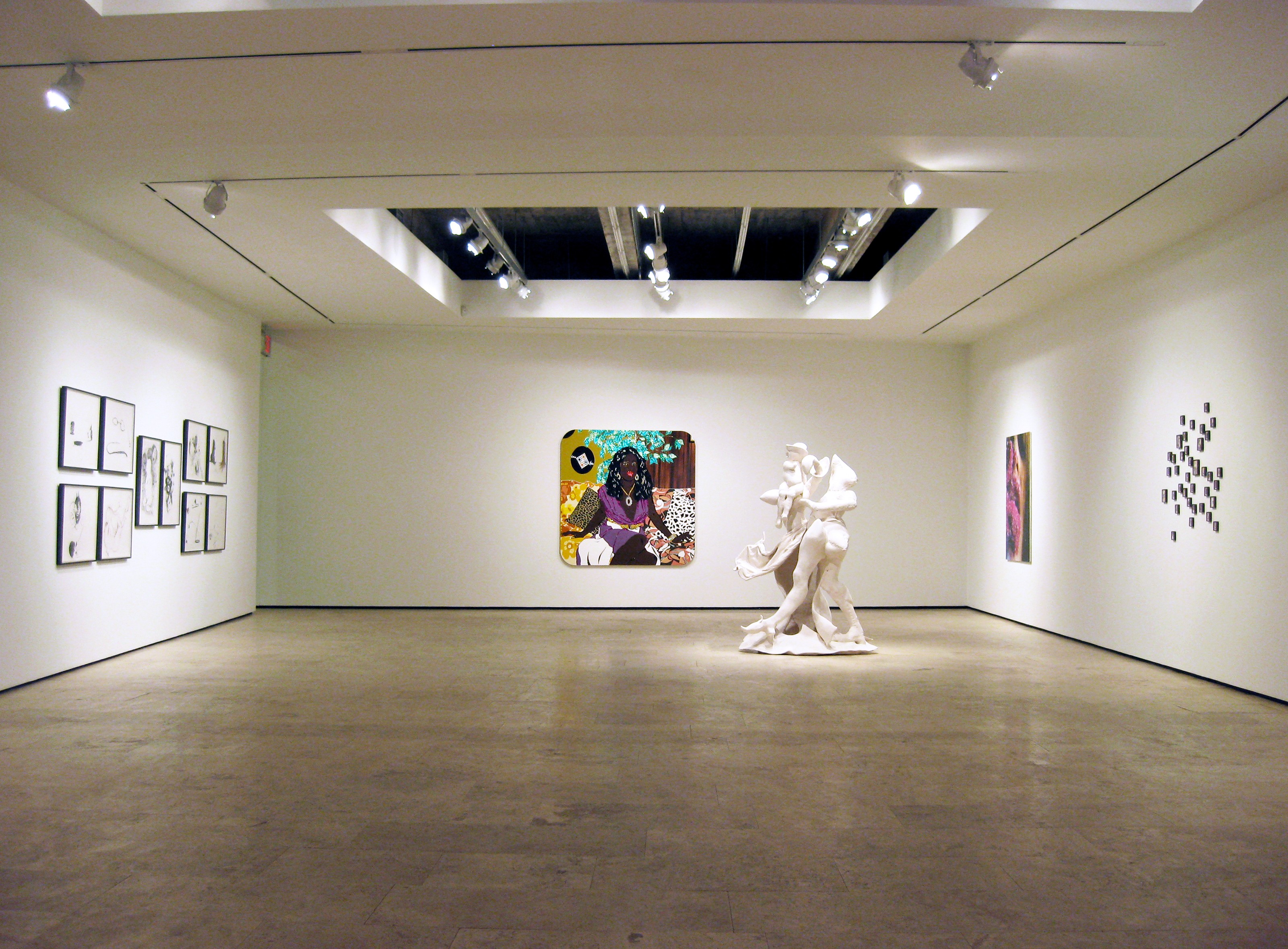 Installation view of The Glamour Project at Lehmann Maupin New York