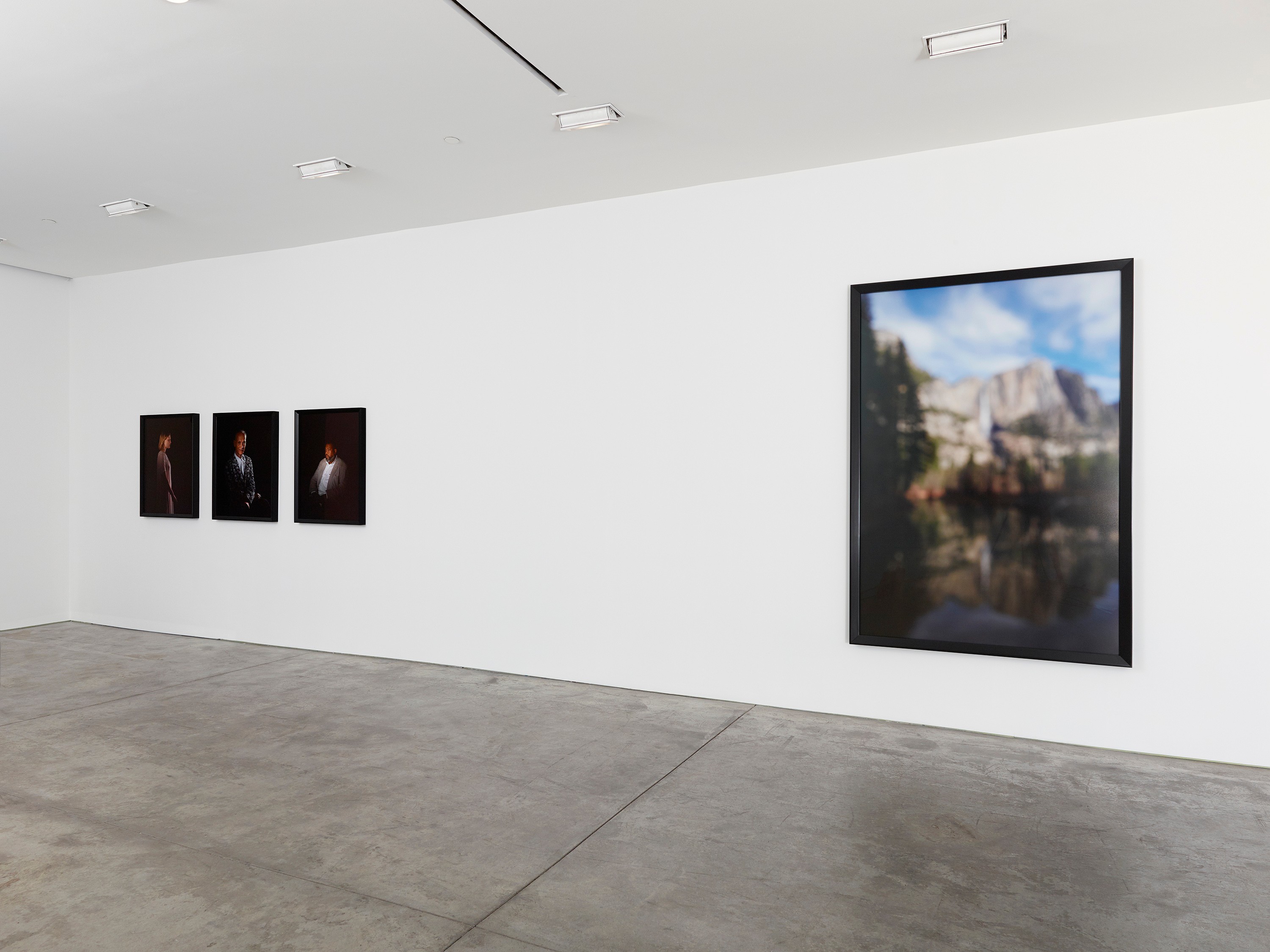 Installation view of Catherine Opie at Lehmann Maupin New York