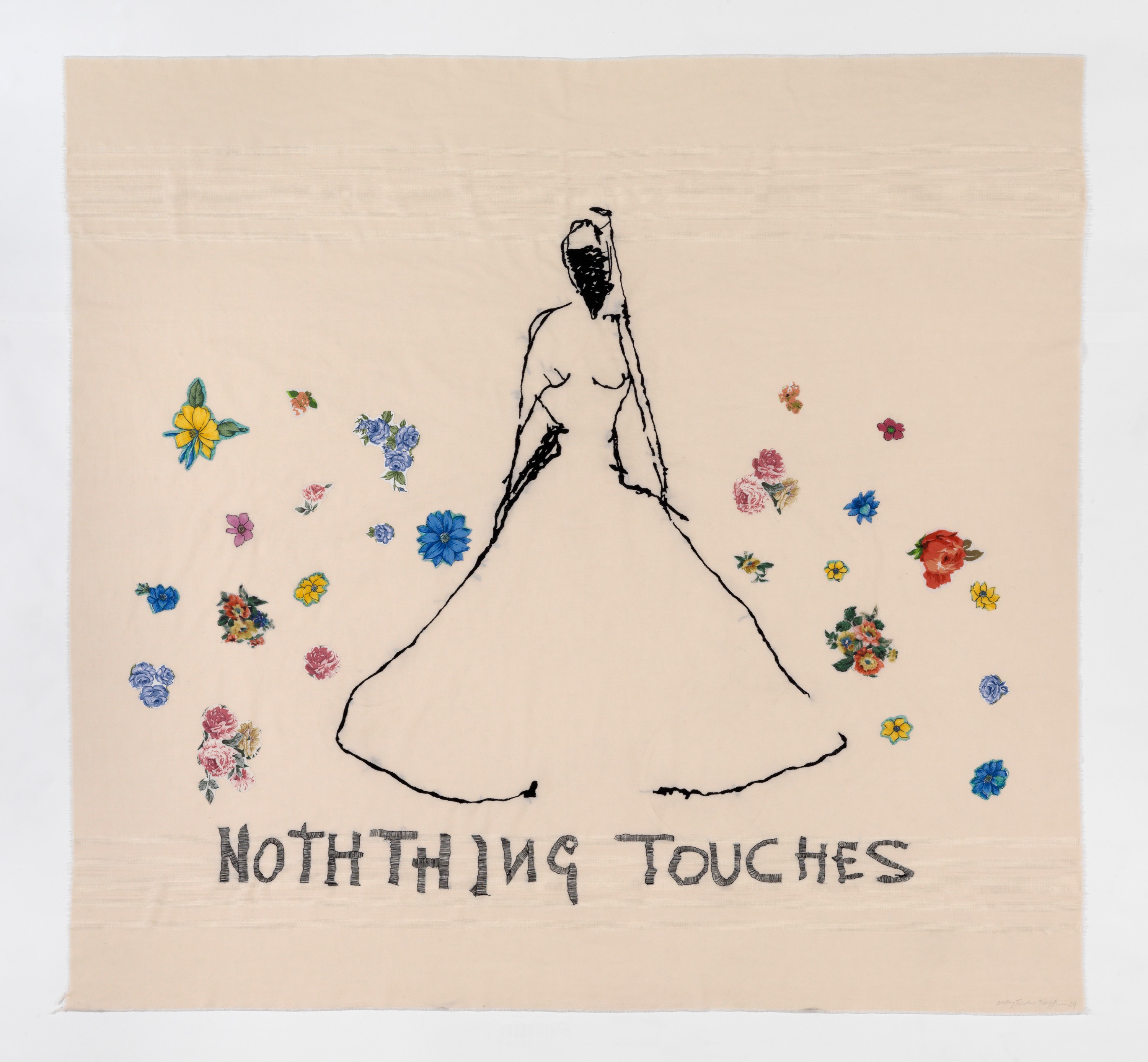 Embroidery by Tracey Emin