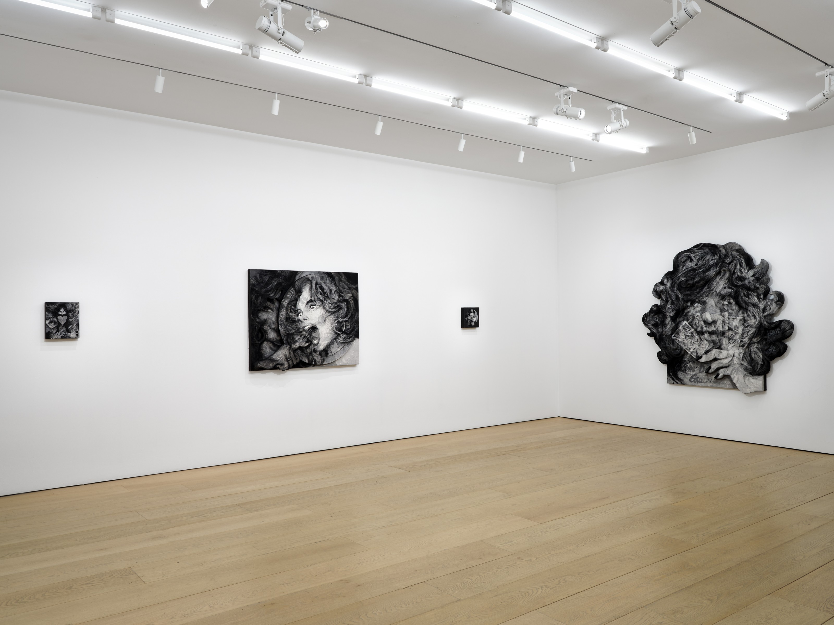 Installation view of House Rules at Lehmann Maupin New York