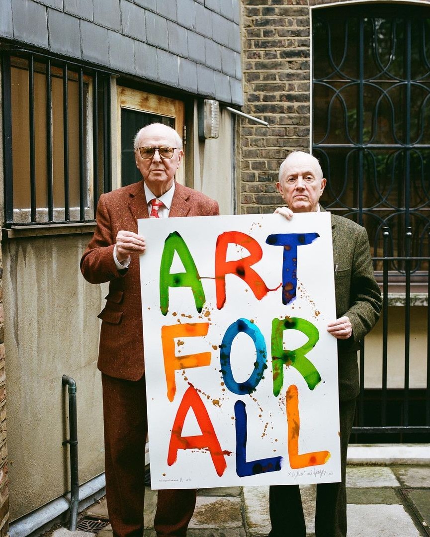 Portrait of Gilbert & George