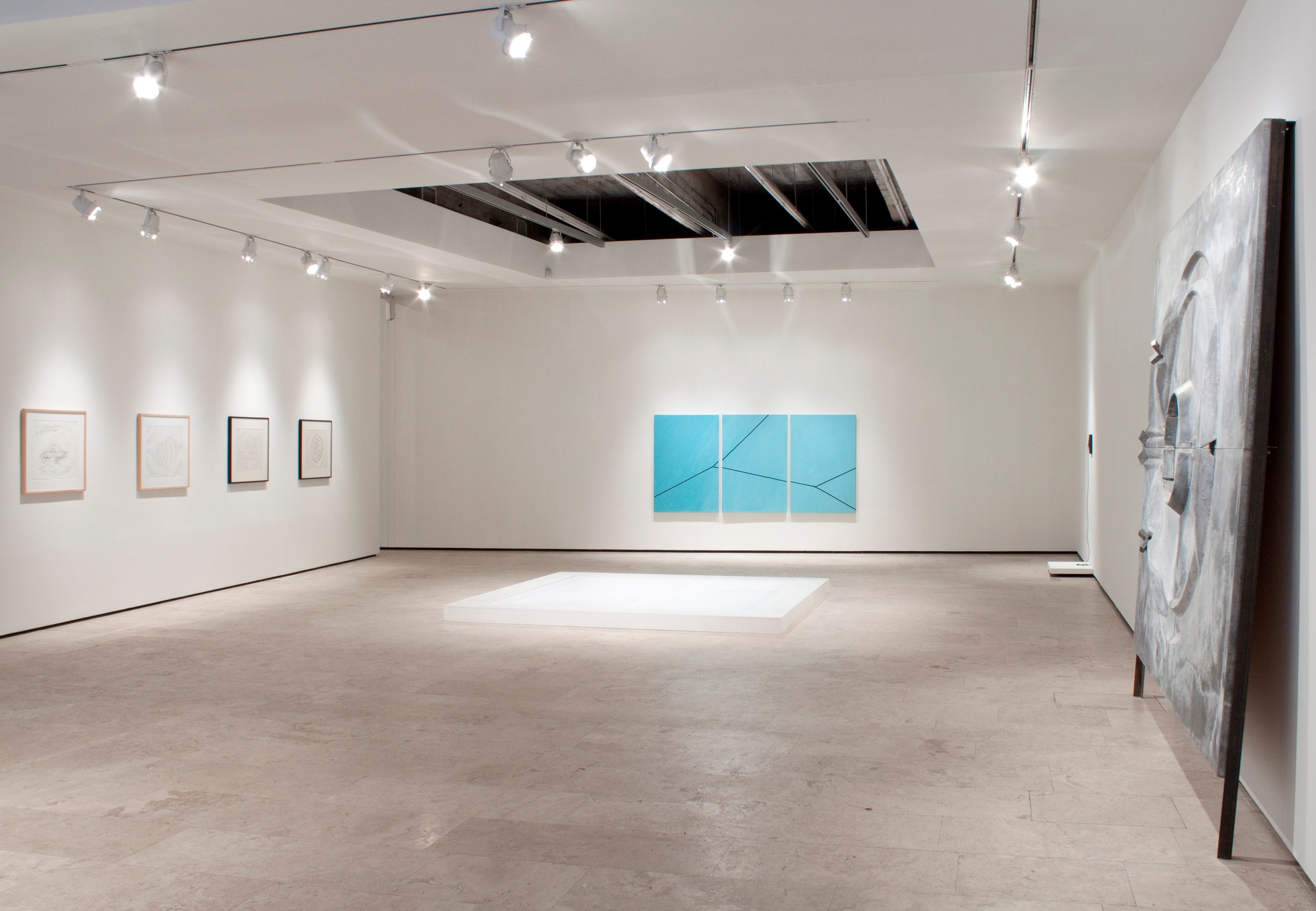 Installation view of The Parallax View att Lehmann Maupin New York
