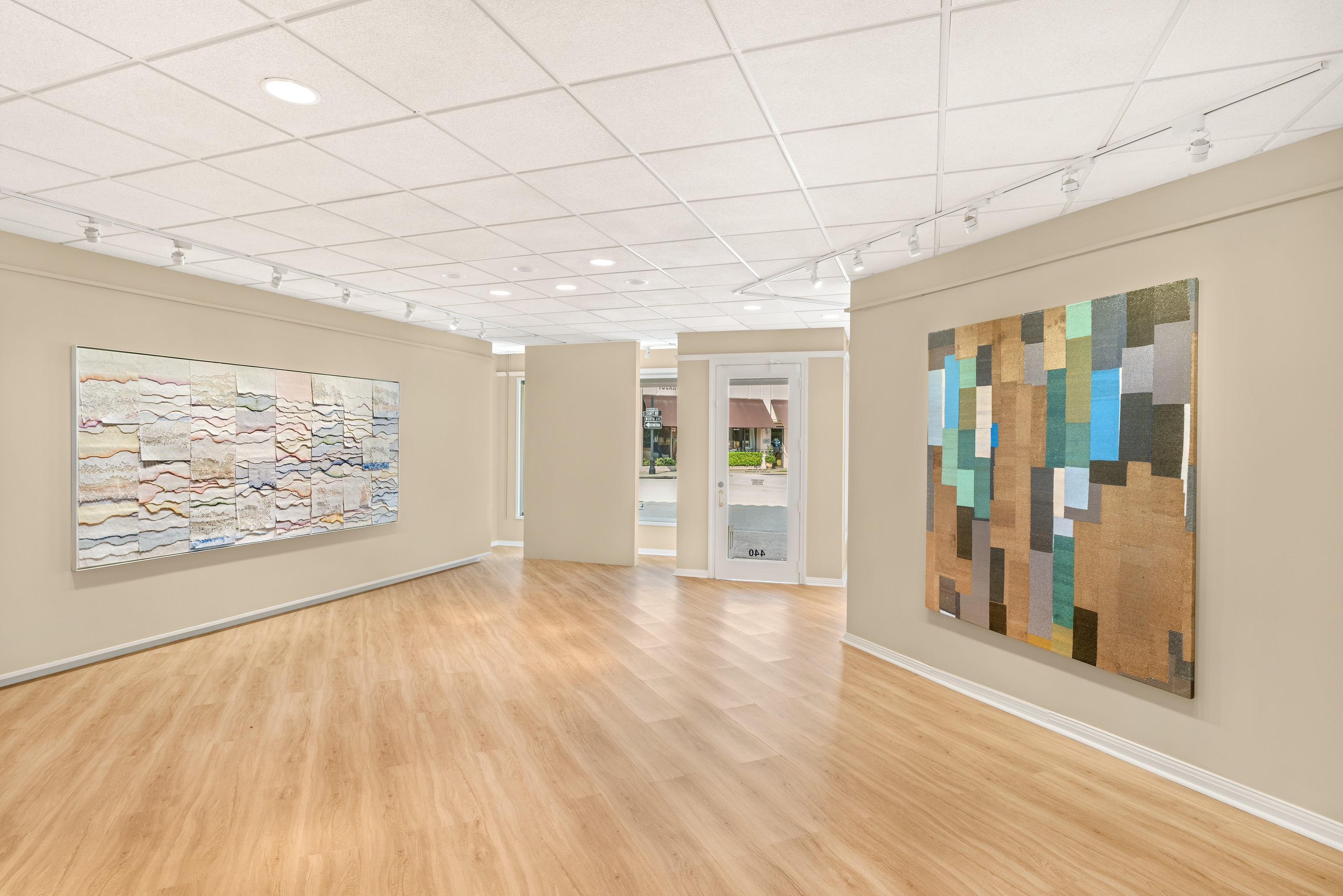 Installation view of Liza Lou at Lehmann Maupin Palm Beach