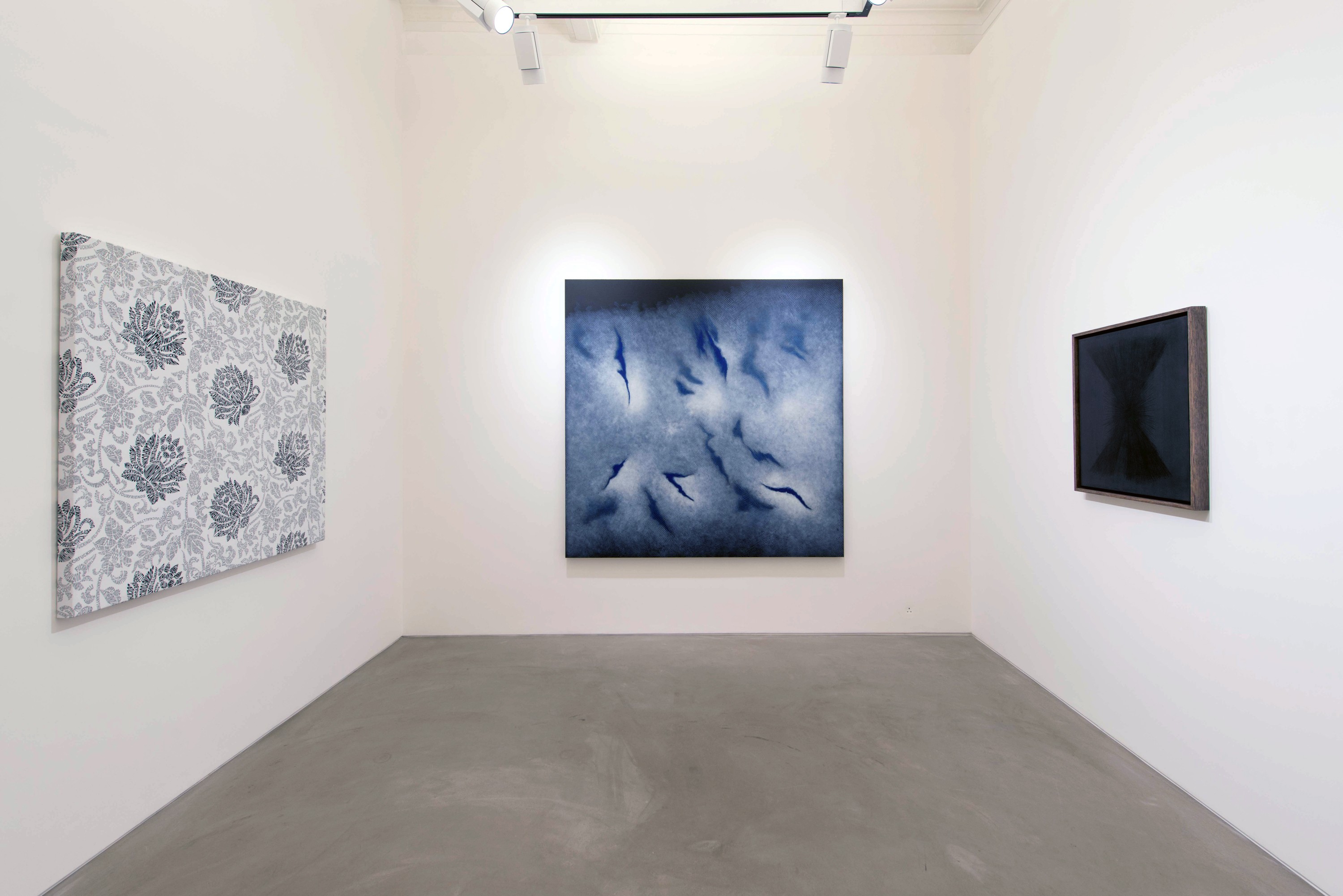 Installation view of Writings Without Borders at Lehmann Maupin Hong Kong