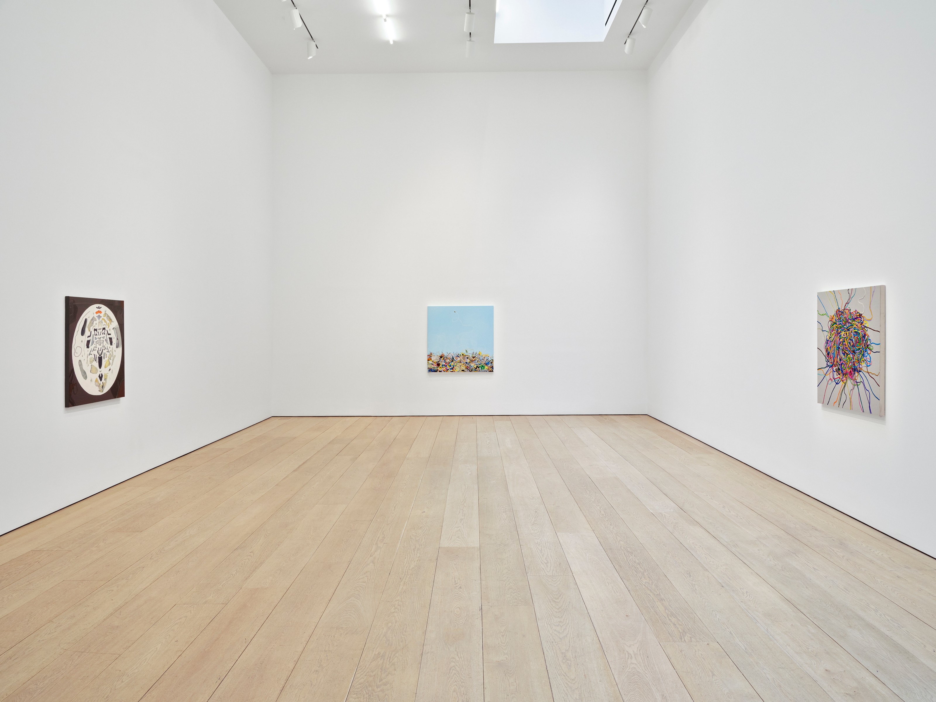 Installation view of Tom Friedman at Lehmann Maupin New York