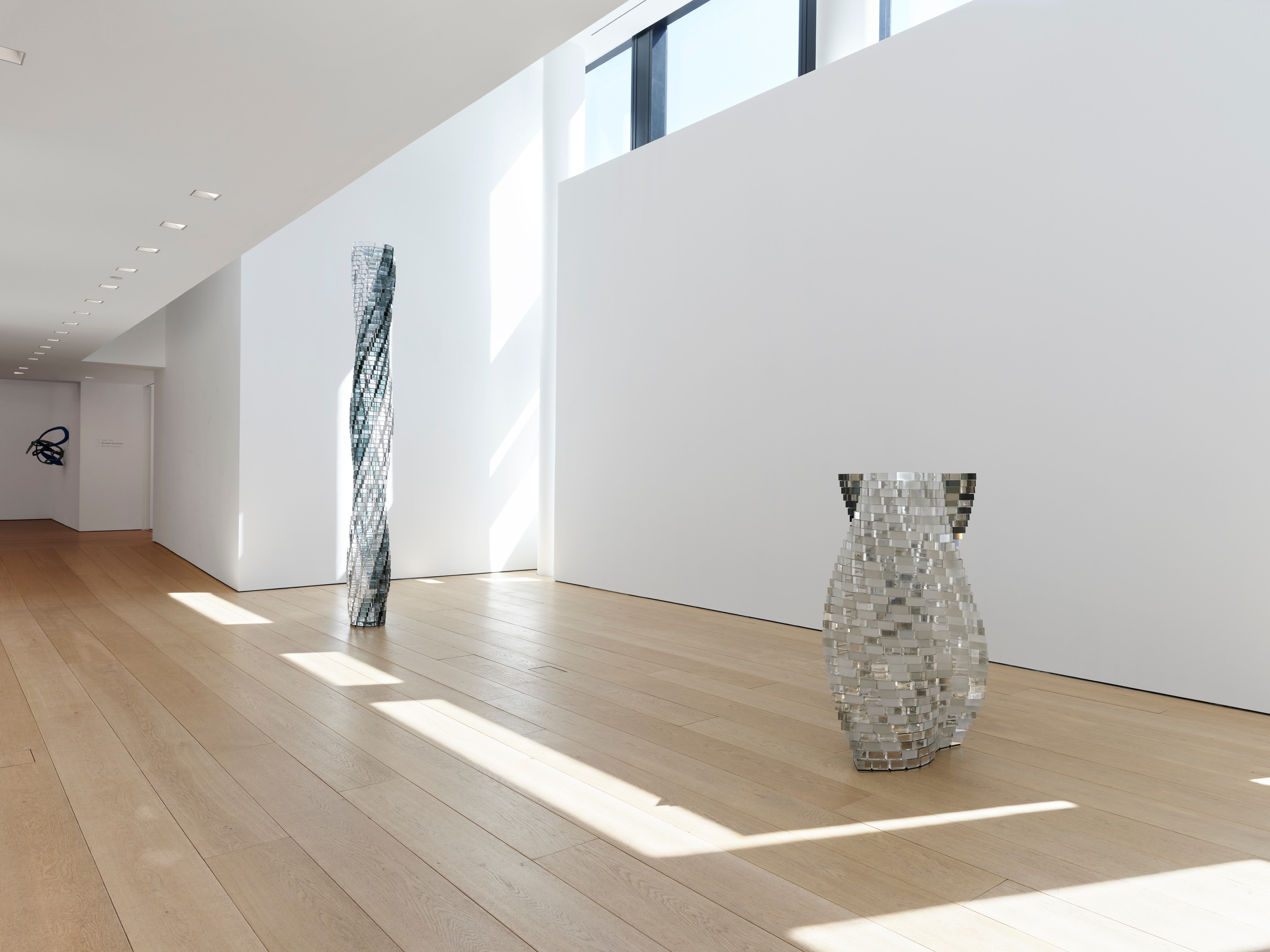 Installation view of Shirazeh Houshiary at Lehmann Maupin New York