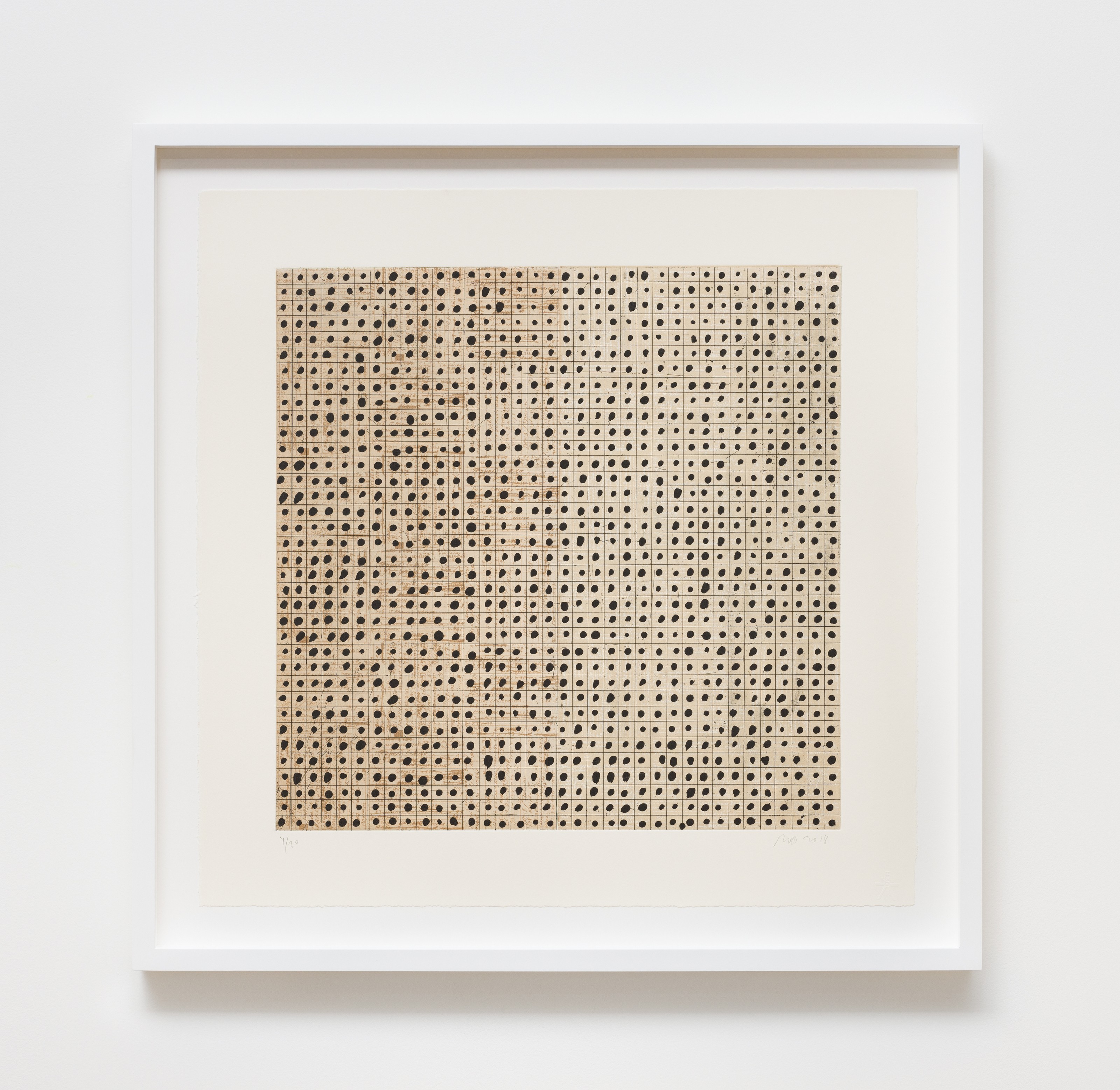 Work on paper by McArthur Binion