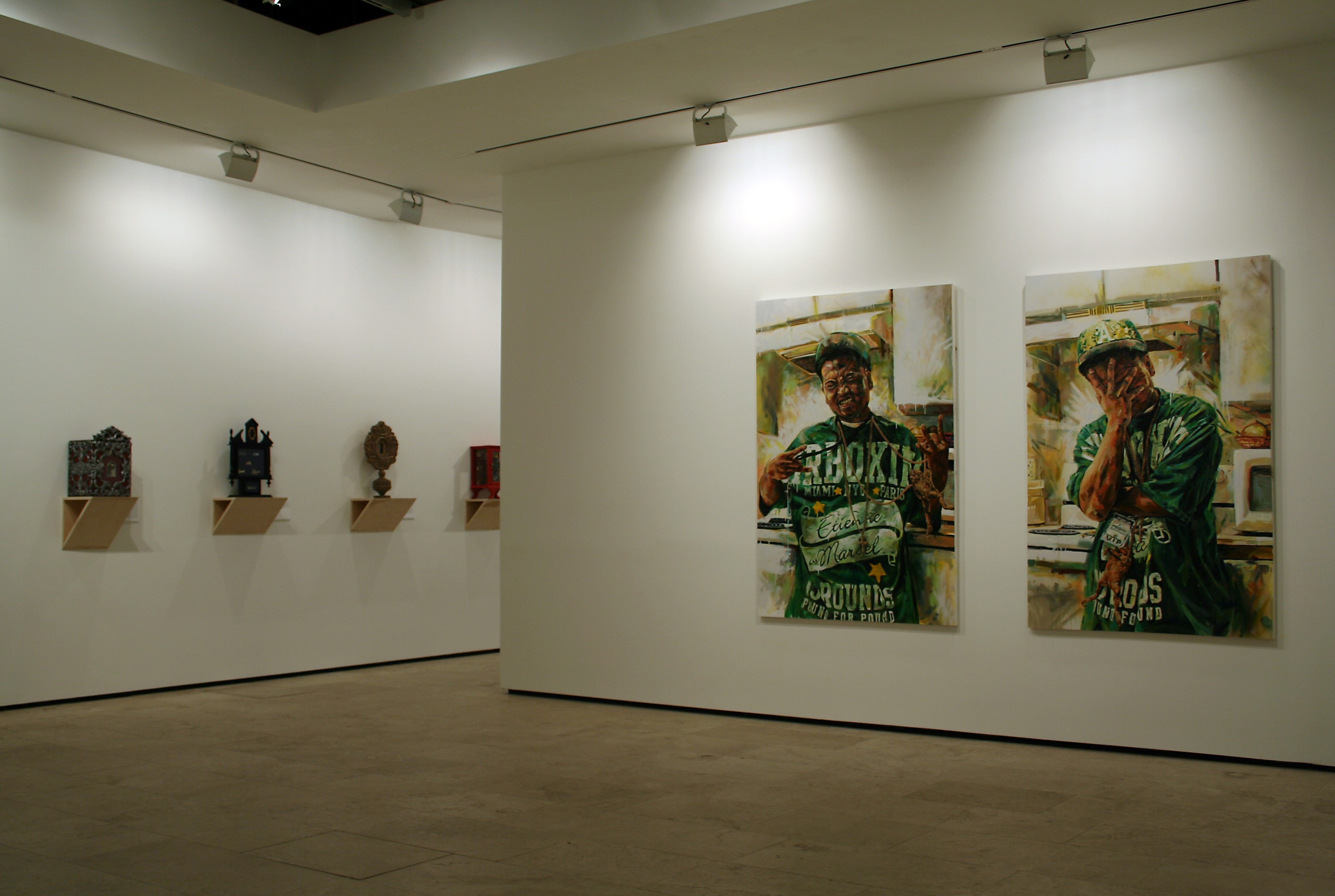 Installation view of Partial Recall at Lehmann Maupin New York