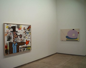 Installation view of Figure in the Landscape at Lehmann Maupin New York