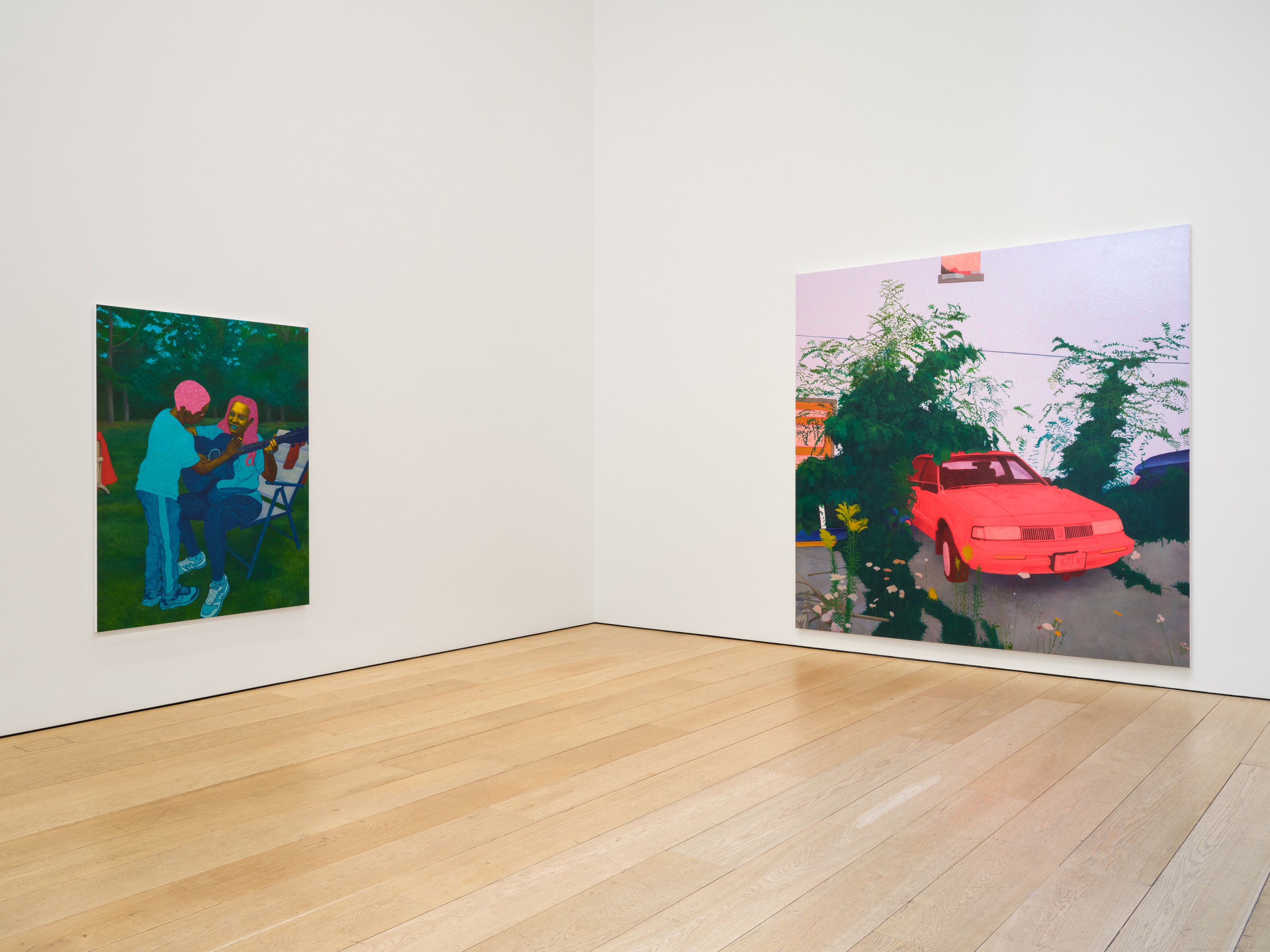 Installation view of Arcmanoro Niles at Lehmann Maupin New York