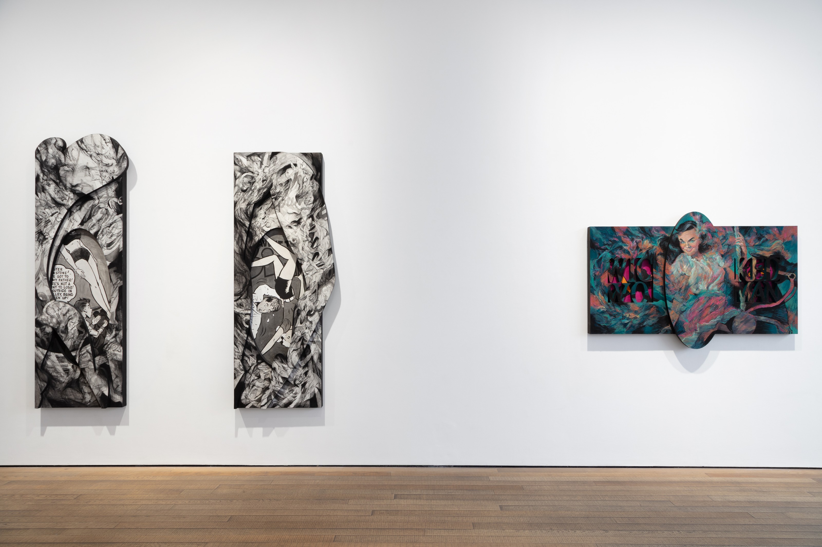 Installation view of Anna Park at Lehmann Maupin London