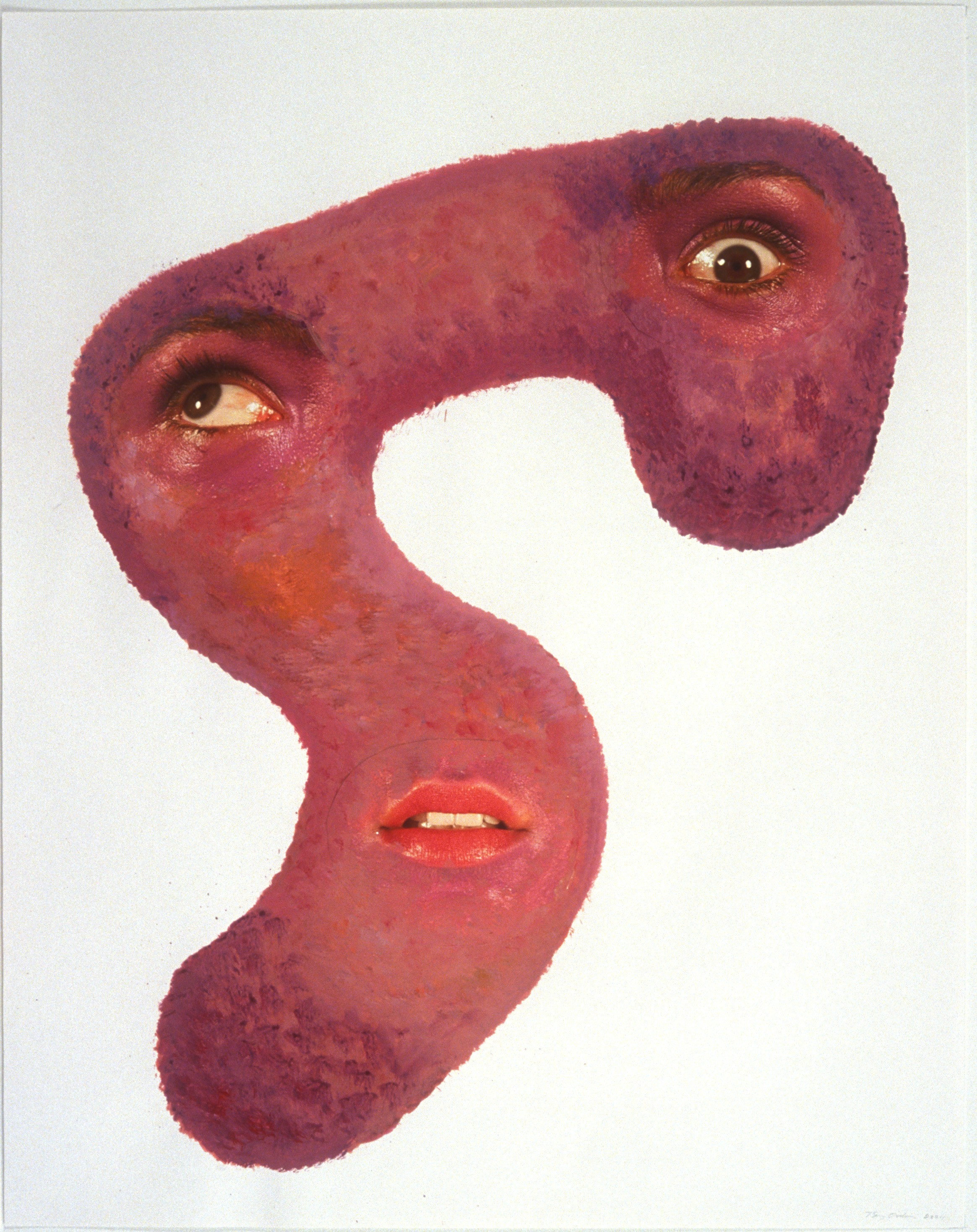 Painting by Tony Oursler