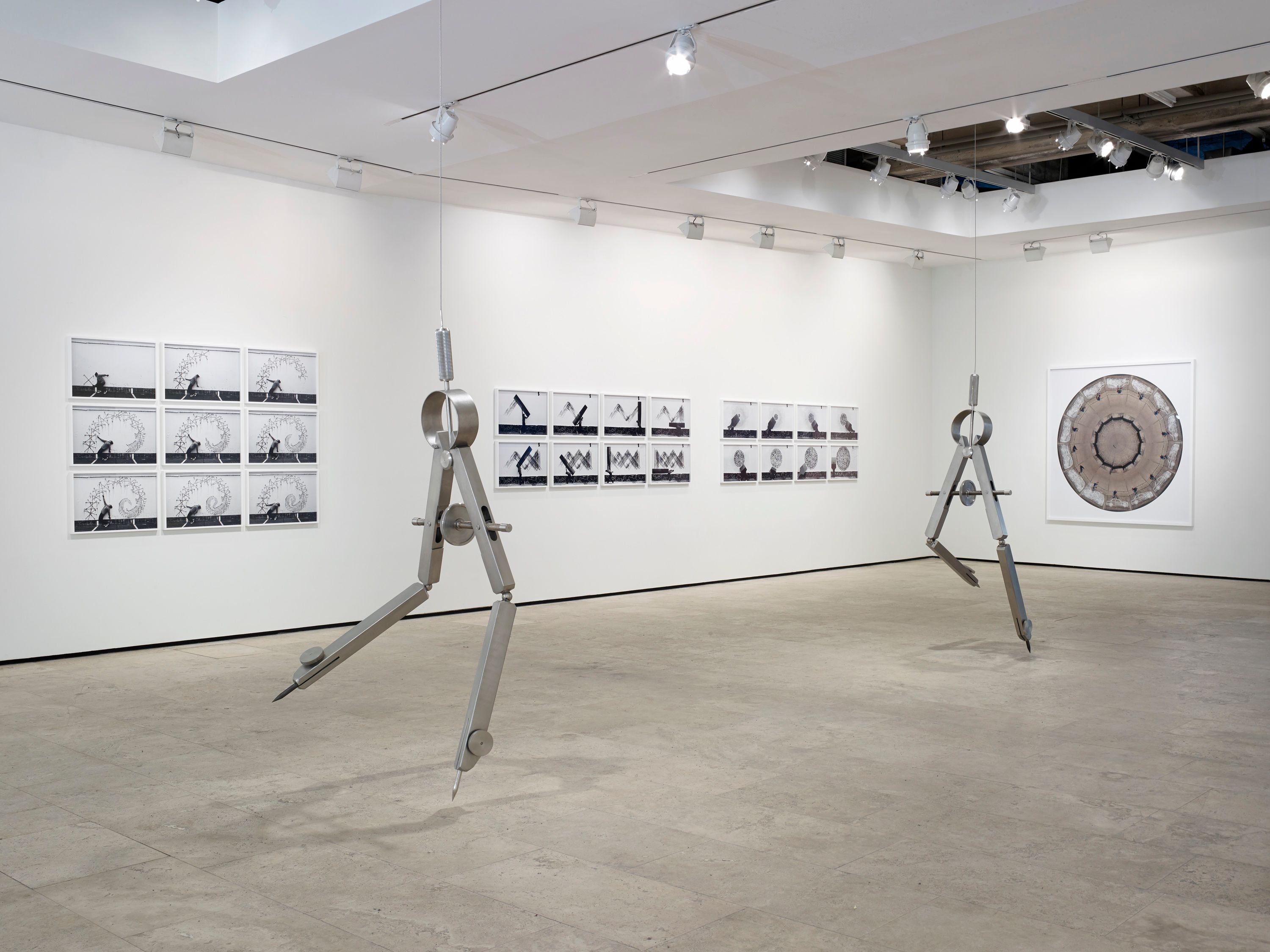 Installation view of Take Your Mind Off The Street at Lehmann Maupin New York
