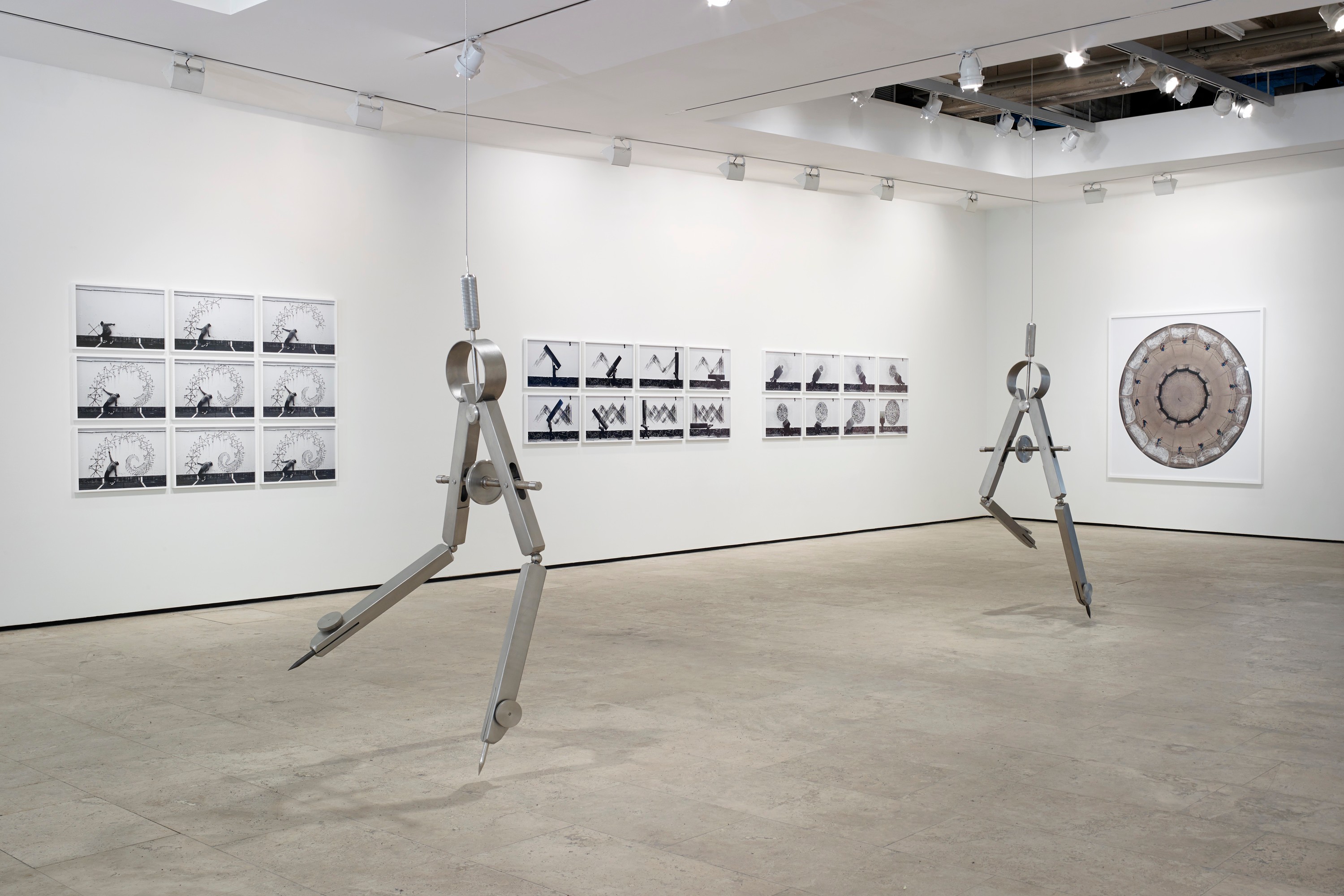 Installation view of Take Your Mind Off The Street at Lehmann Maupin New York