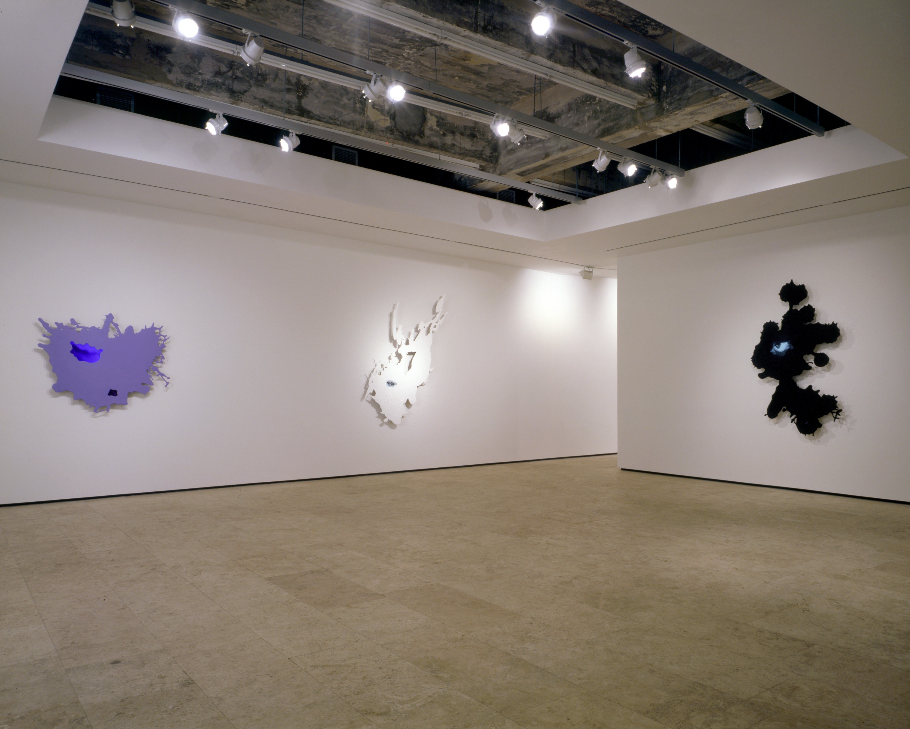 Installation view of Ooze at Lehmann Maupin New York
