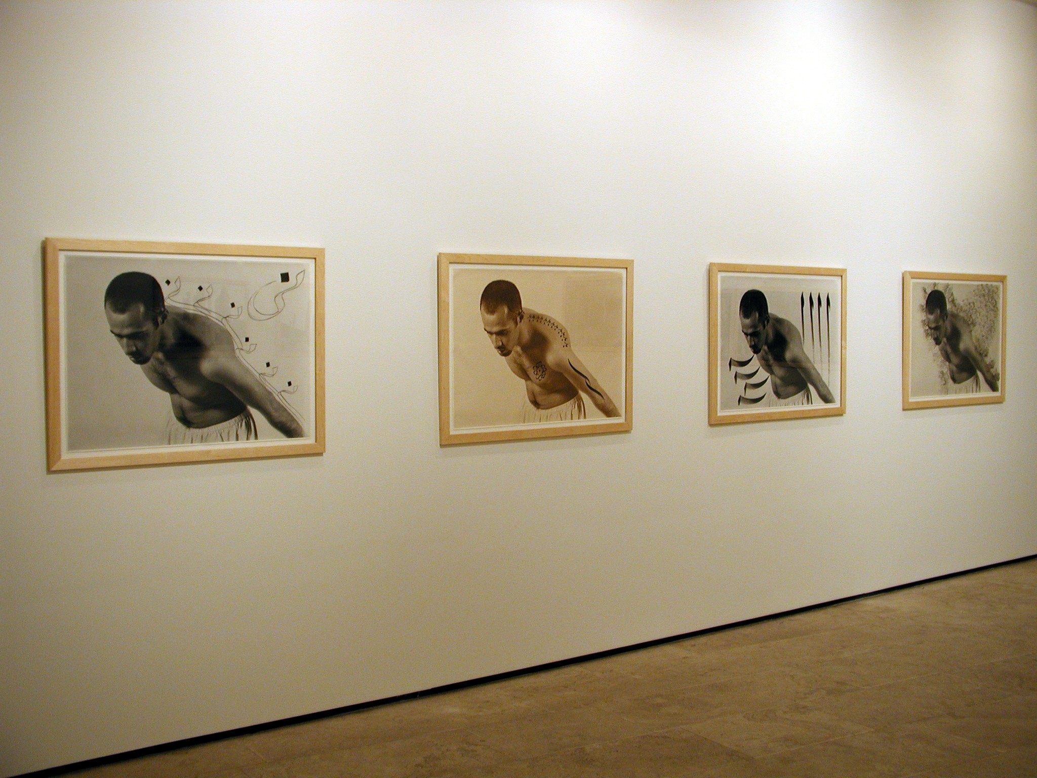 Installation view of Sadegh Tirafkan at Lehmann Maupin New York