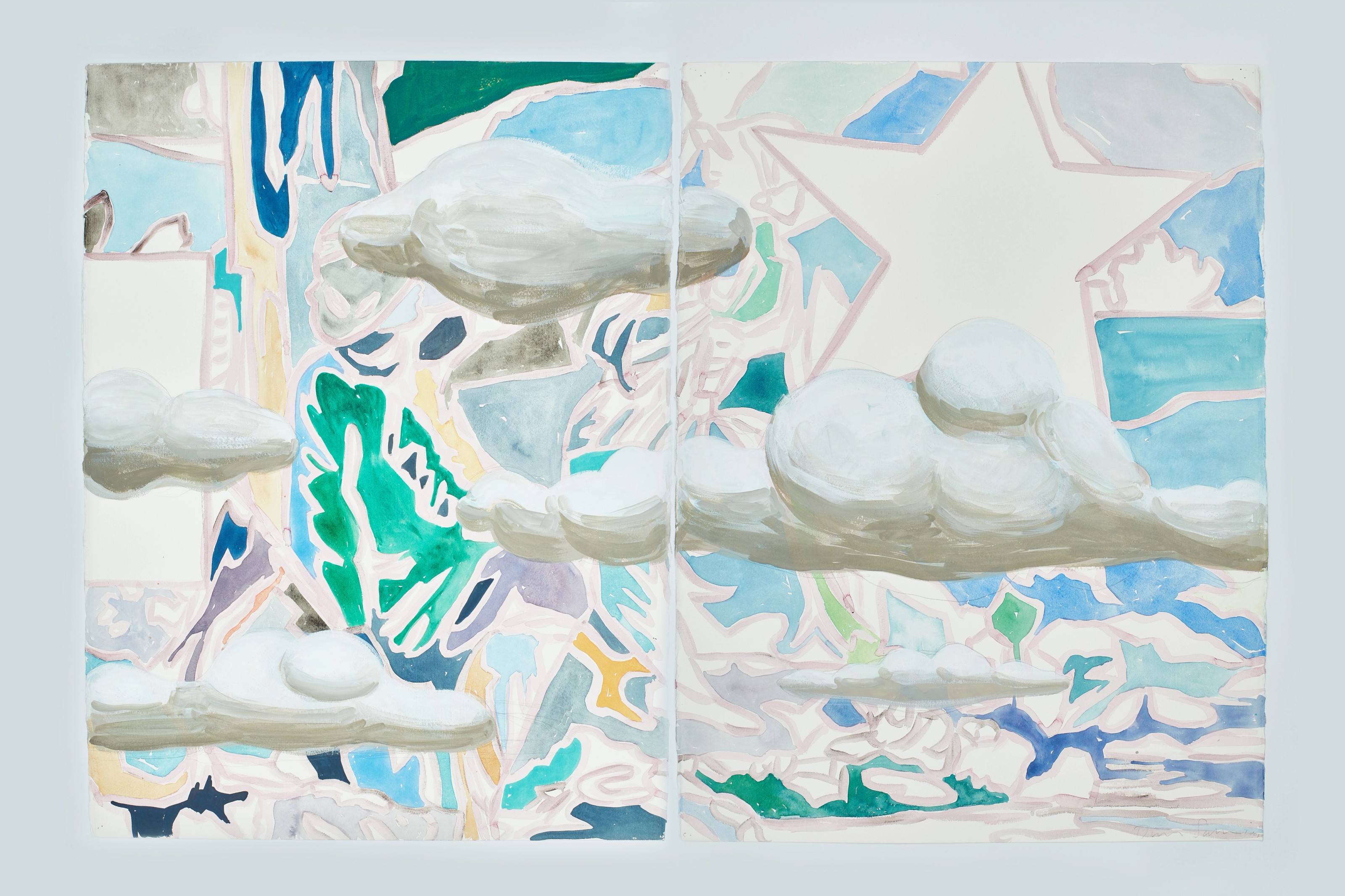 Work on paper by David Salle