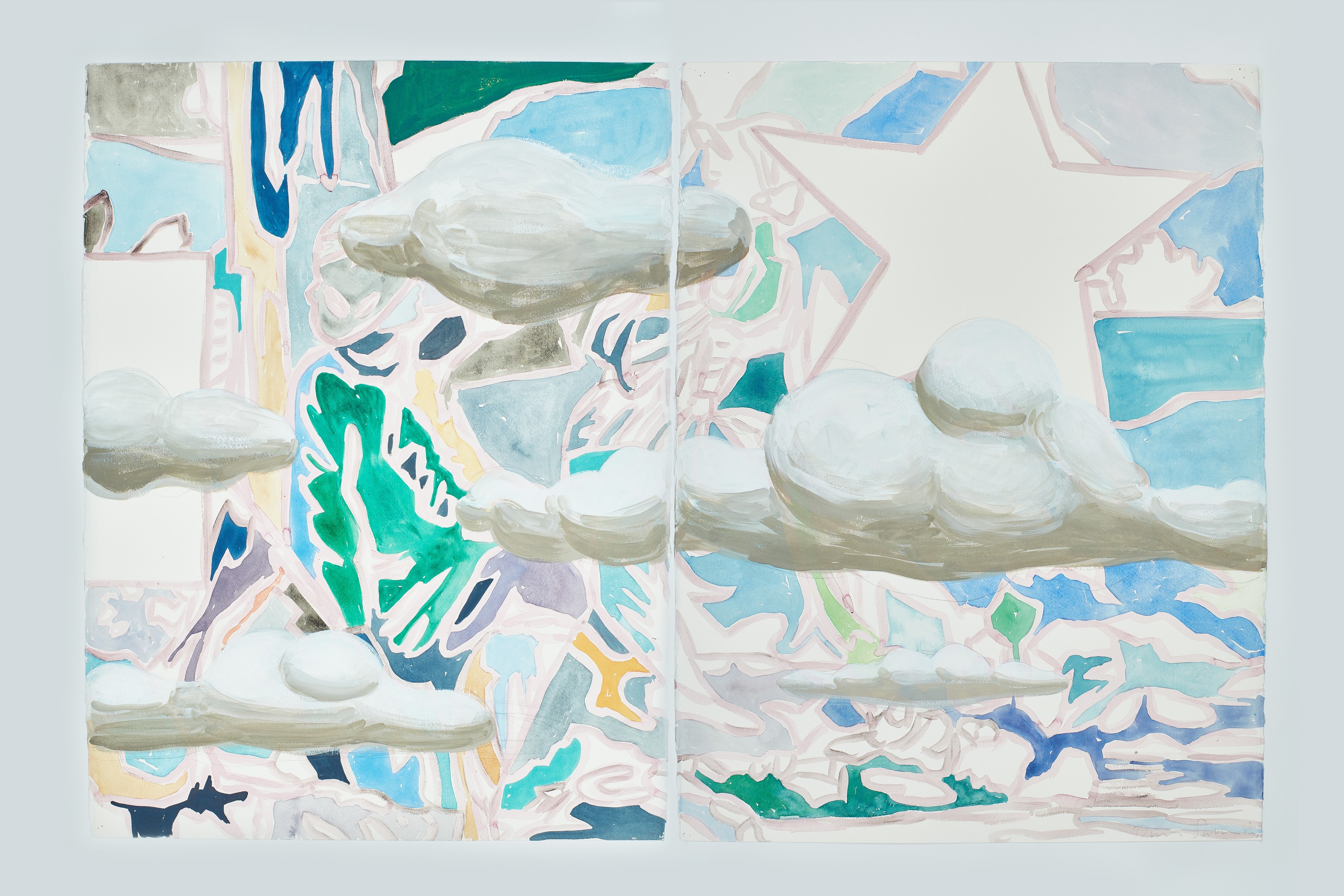 Work on paper by David Salle
