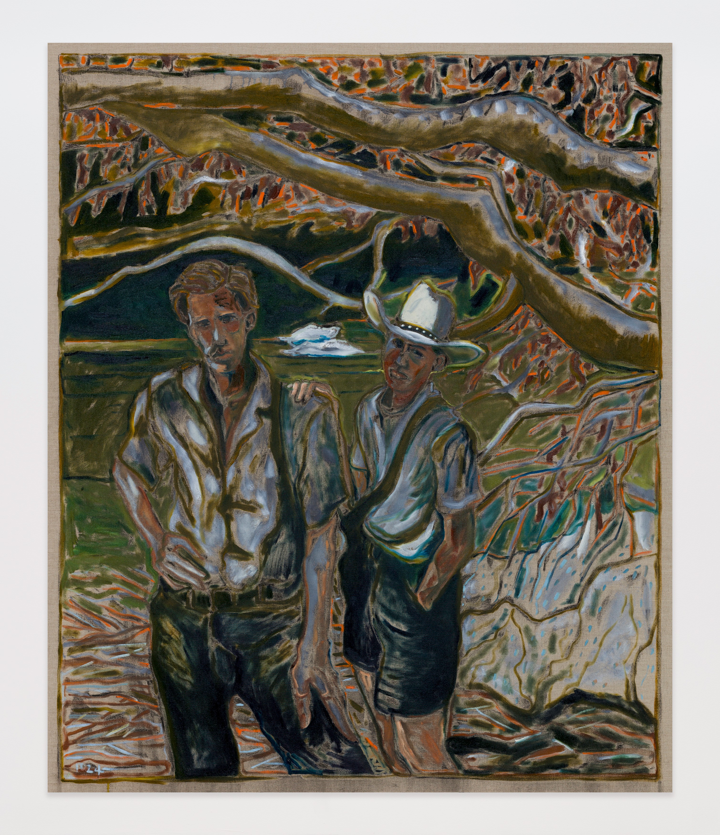 Painting by Billy Childish