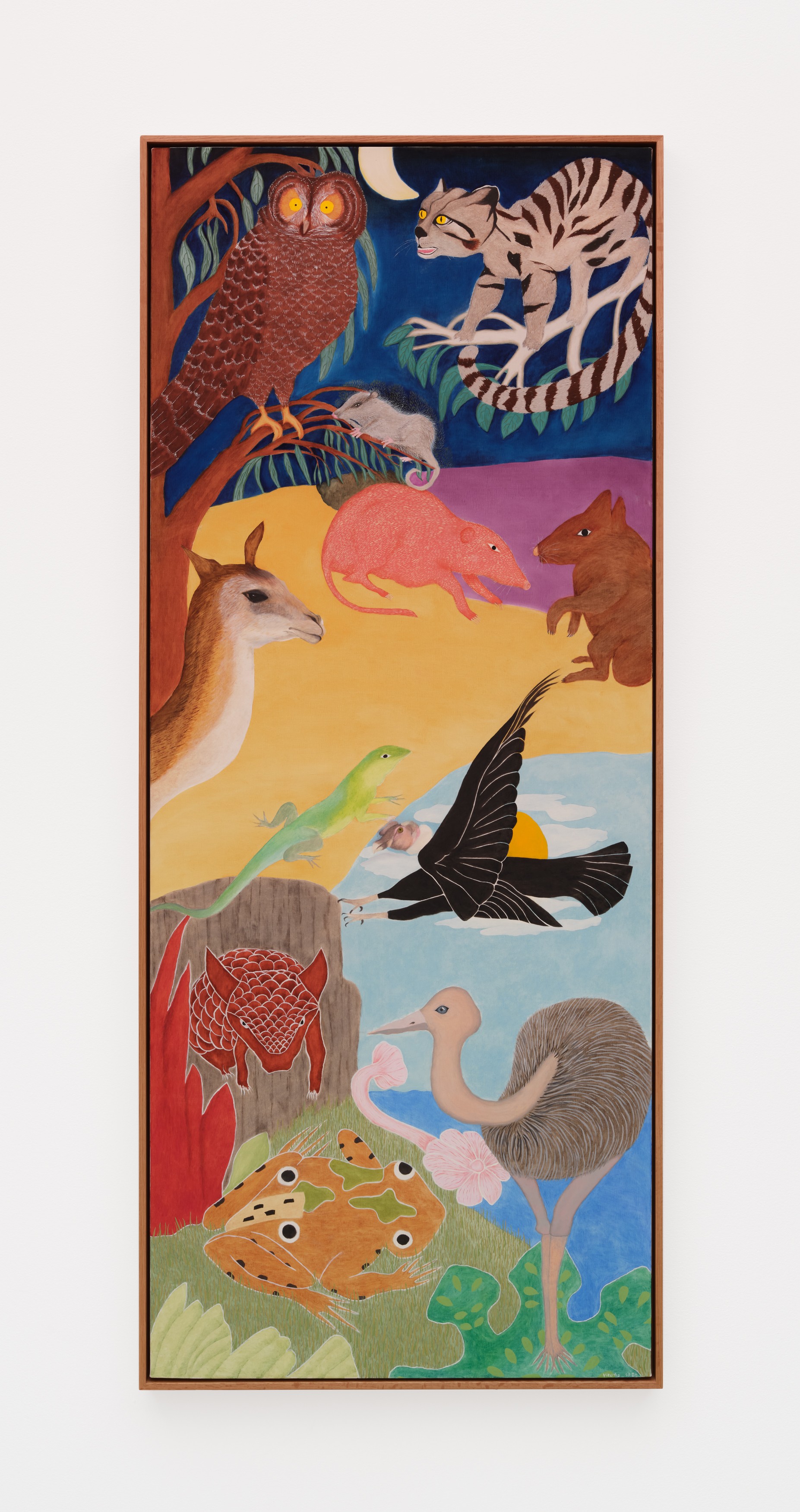 Painting by Cecilia Vicuña