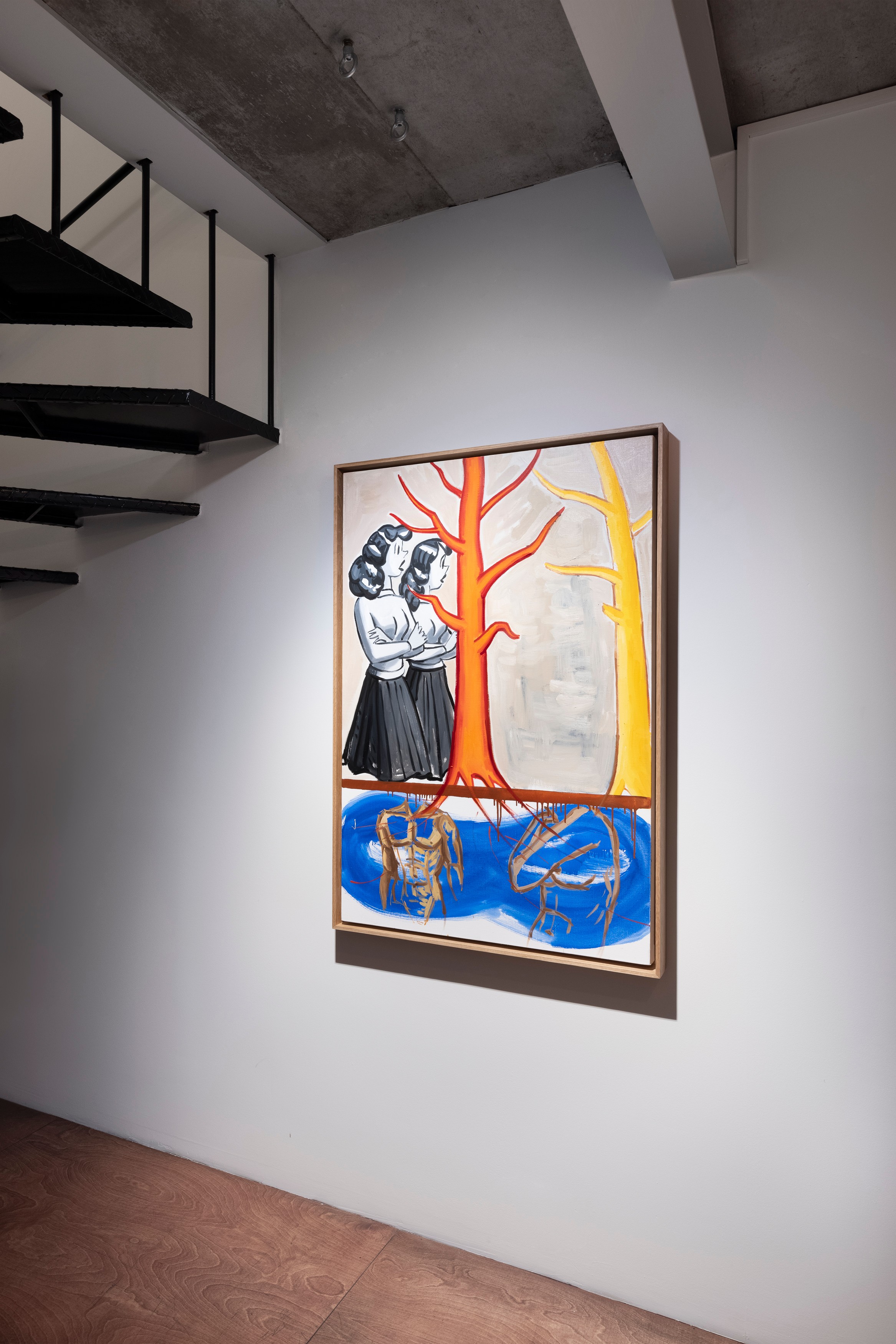 Installation view of David Salle at Lehmann Maupin Seoul
