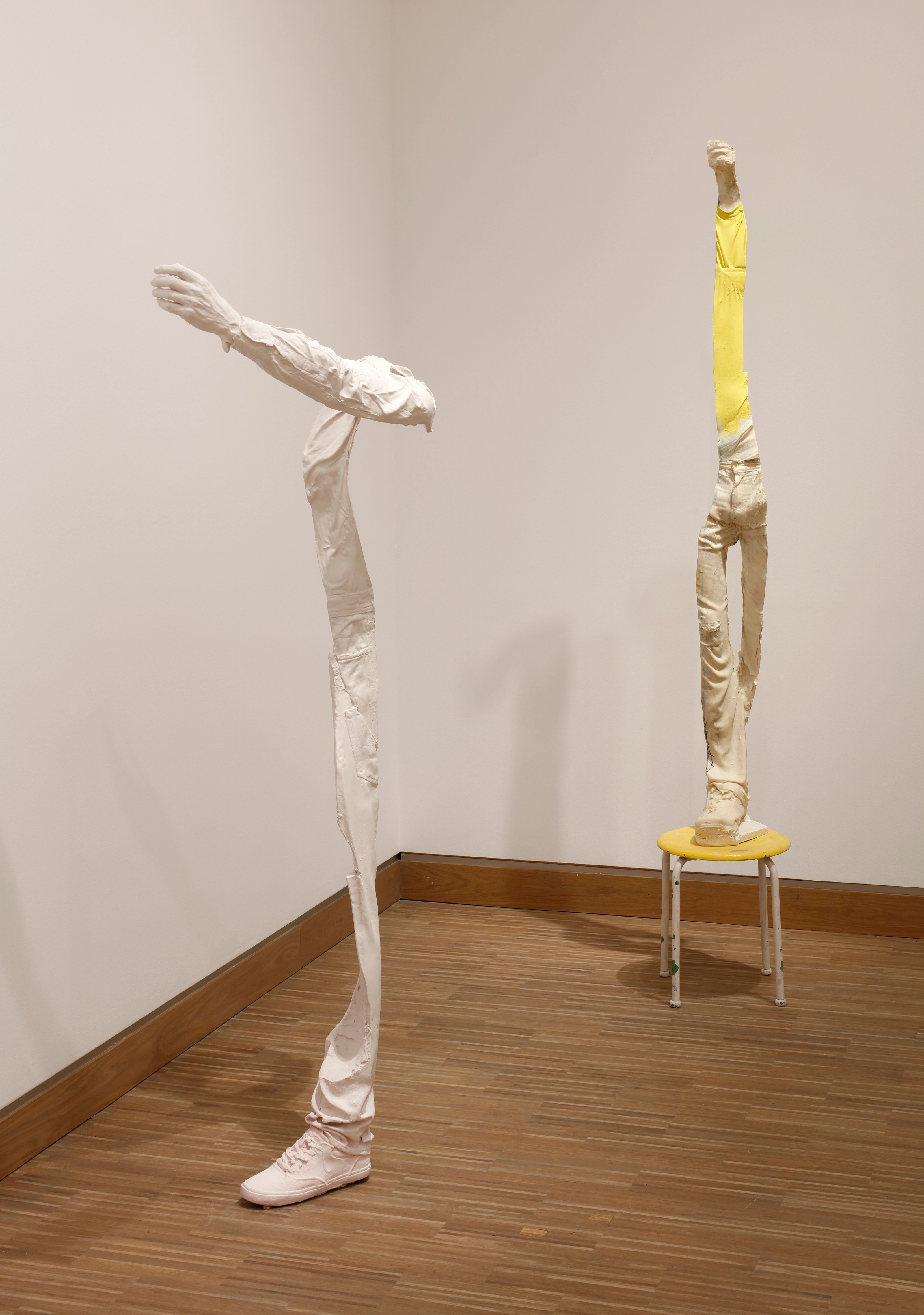 Installation view of Erwin Wurm at Albertina Modern