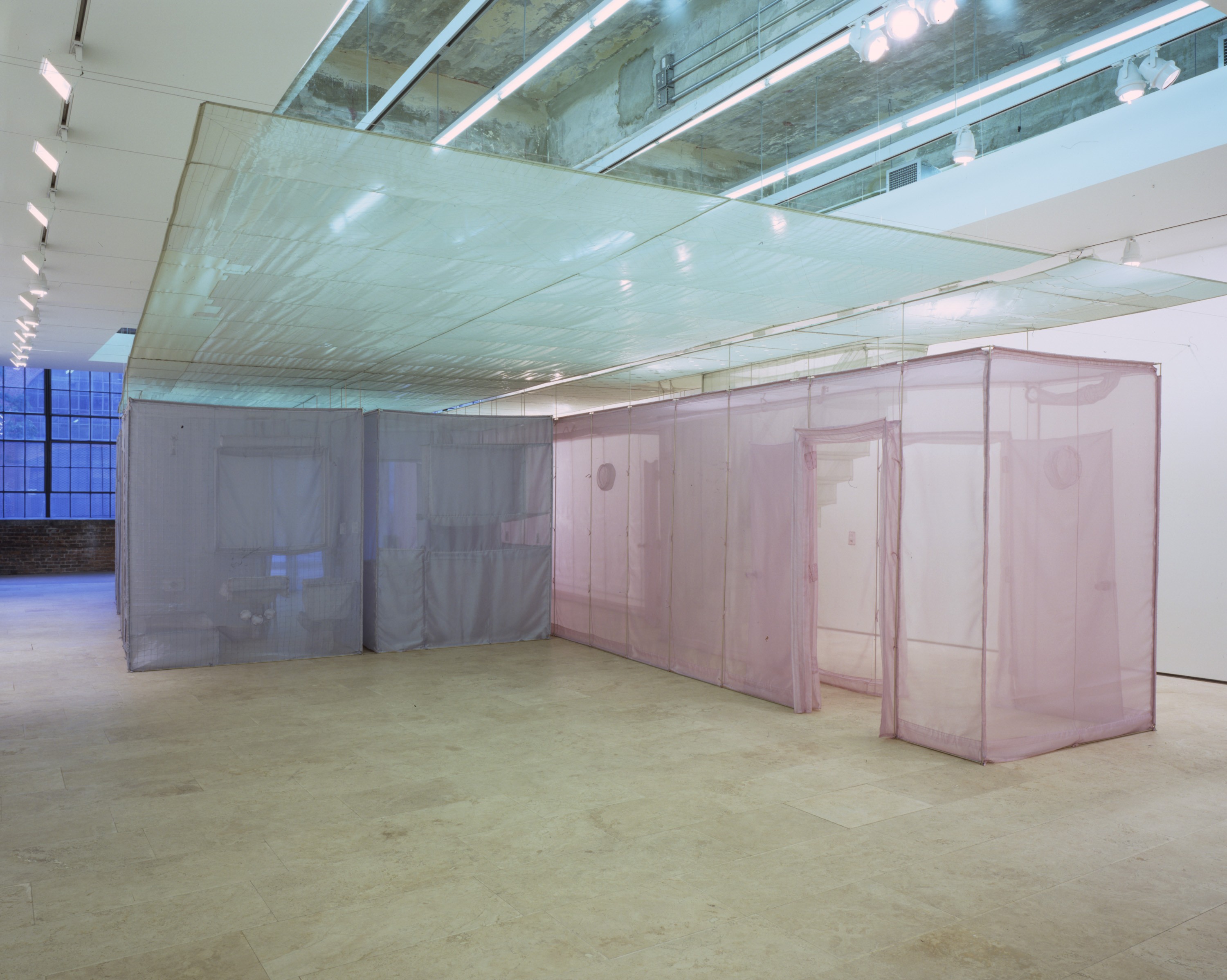 Installation view of Do Ho Suh at Lehmann Maupin New York