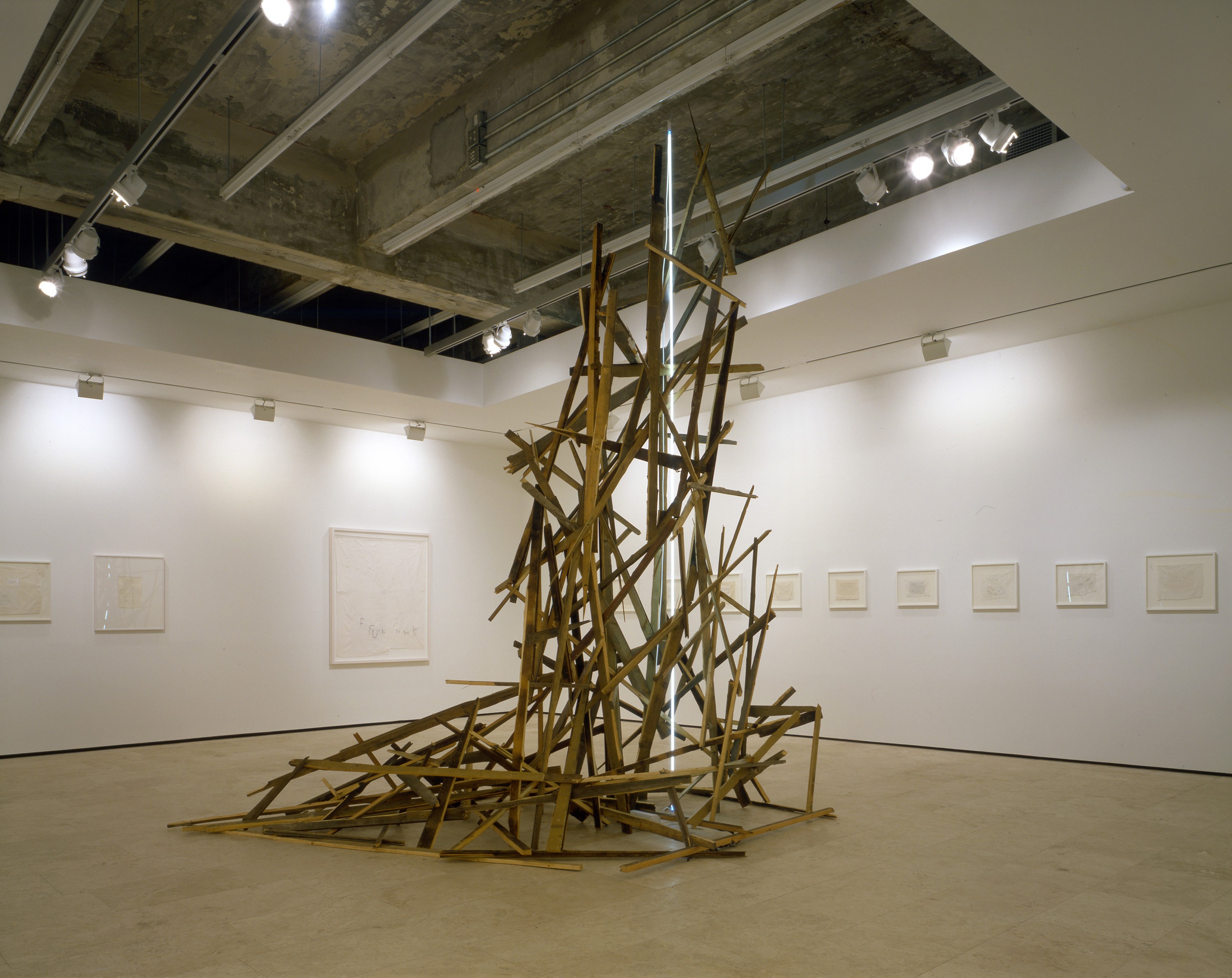 Installation view of I Can Feel Your Smile at Lehmann Maupin New York