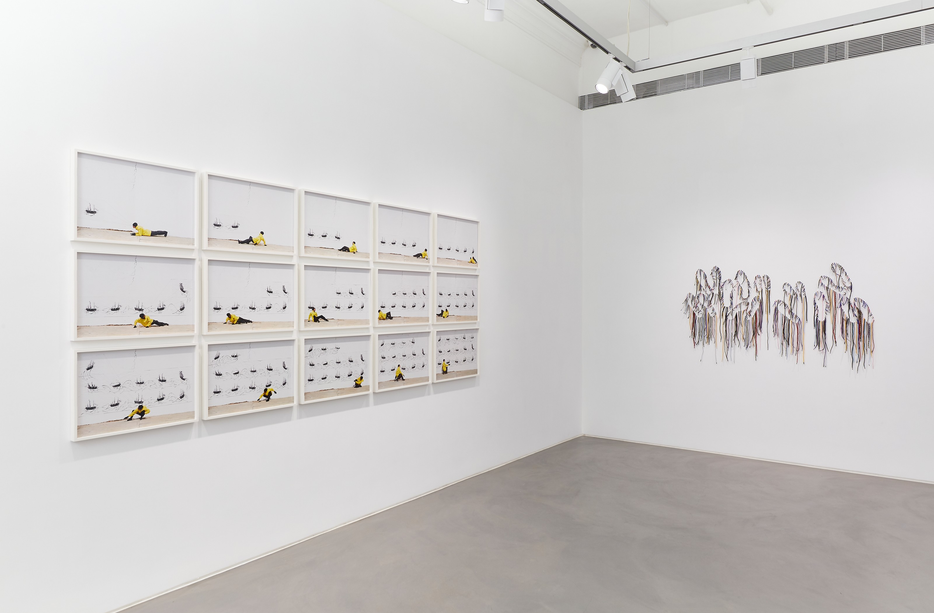 Installation view of Power Wall at Lehmann Maupin Hong Kong
