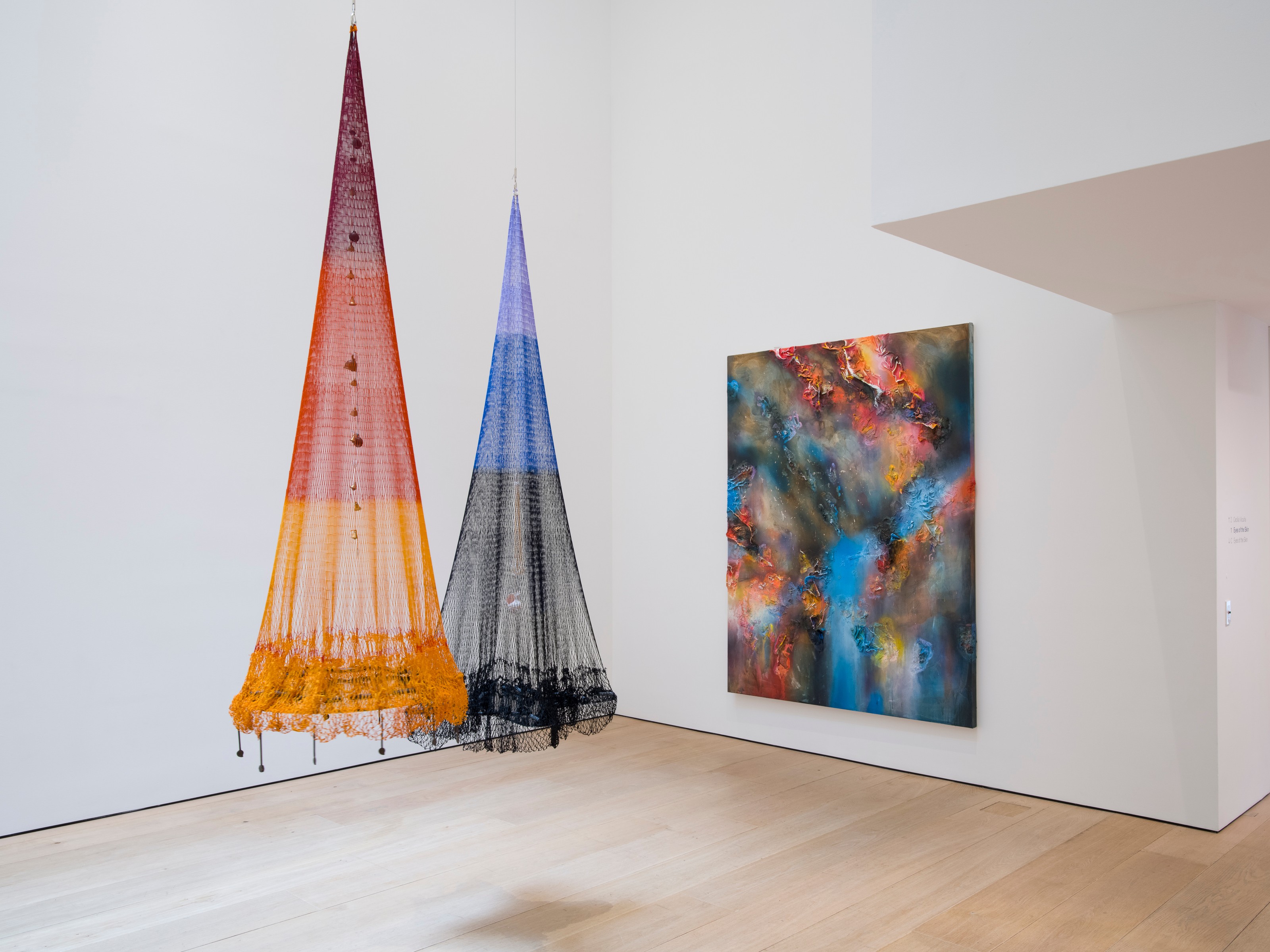 Installation view of Eyes of the Skin at Lehmann Maupin New York