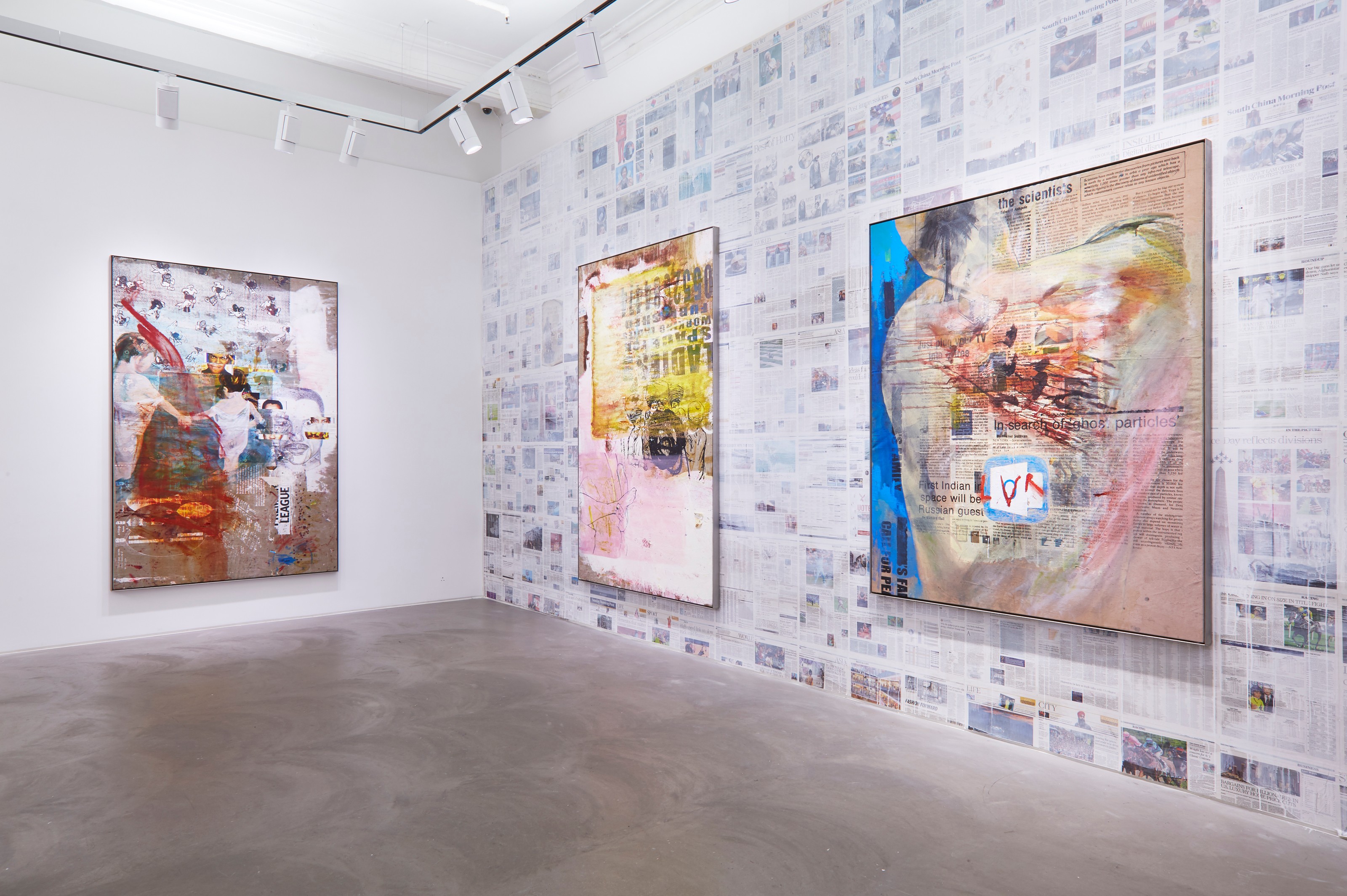 Installation view of Mandy El-Sayegh at Lehmann Maupin Hong Kong