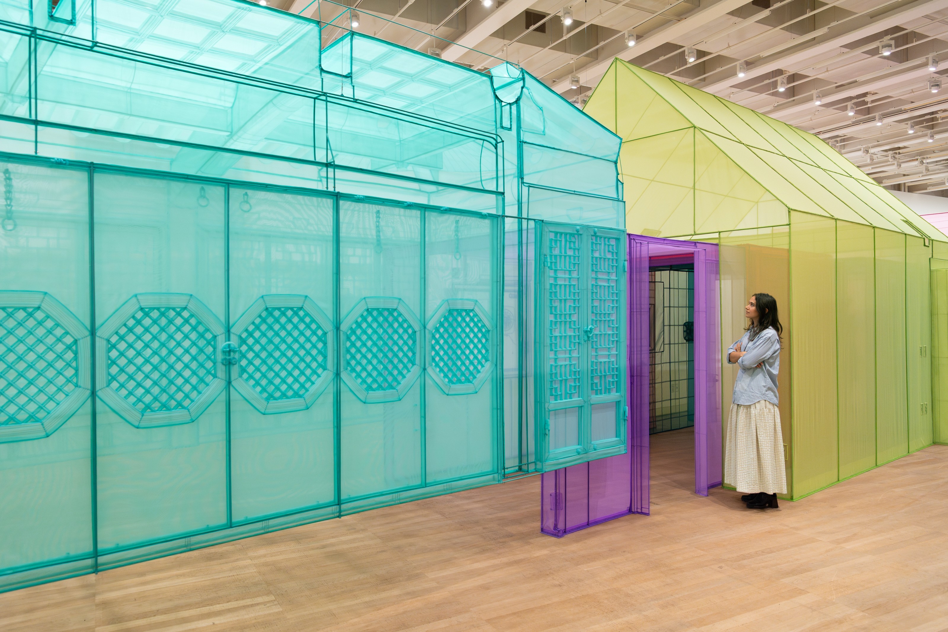 Installation view of Do Ho Suh at Tate Modern