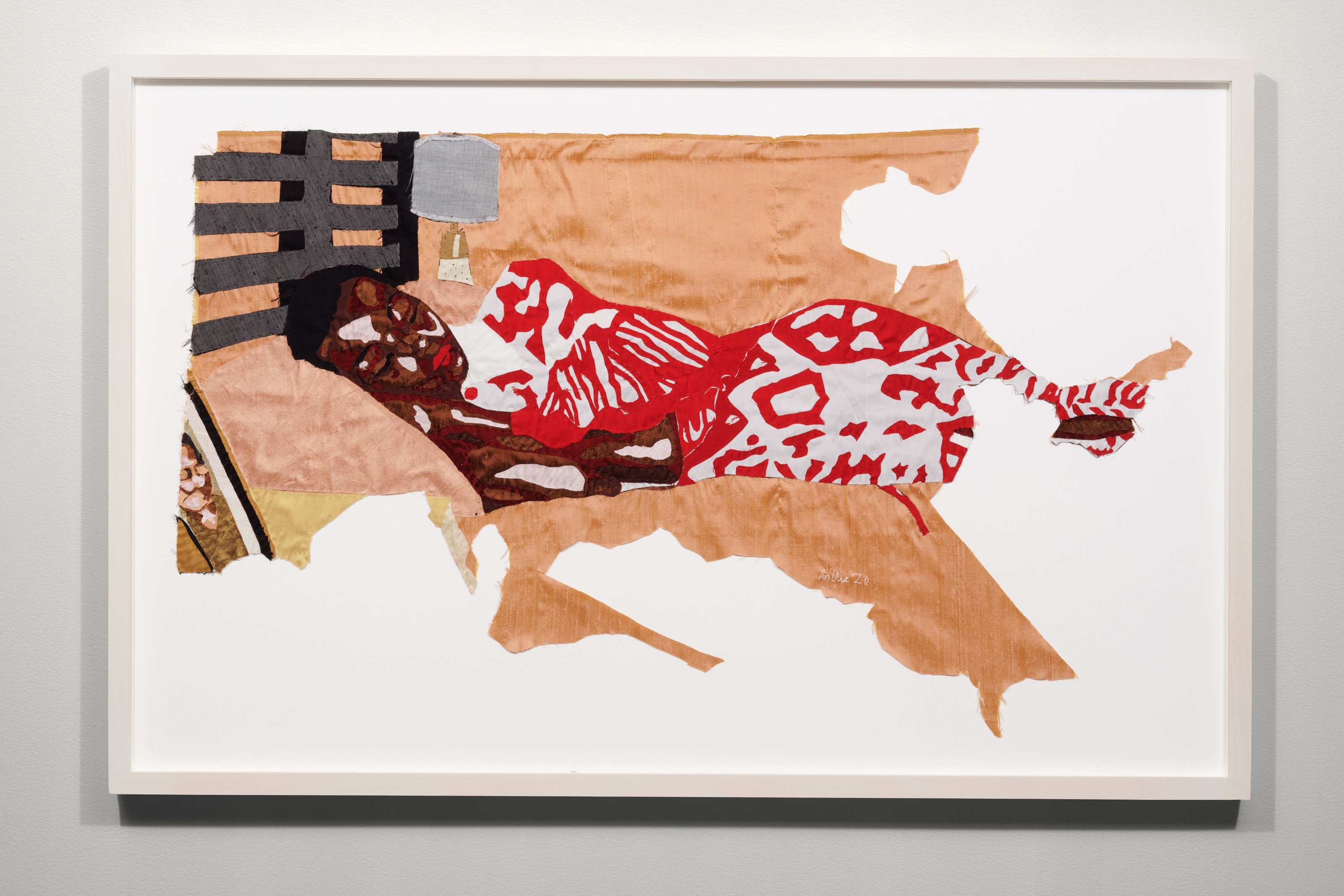 Wall work by Billie Zangewa