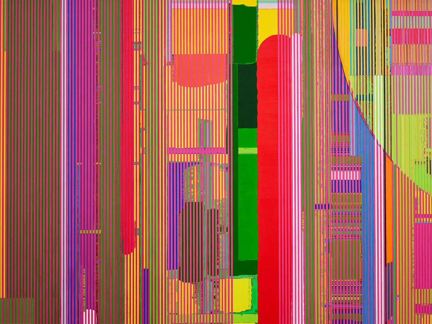 Detail of painting by Liu Wei