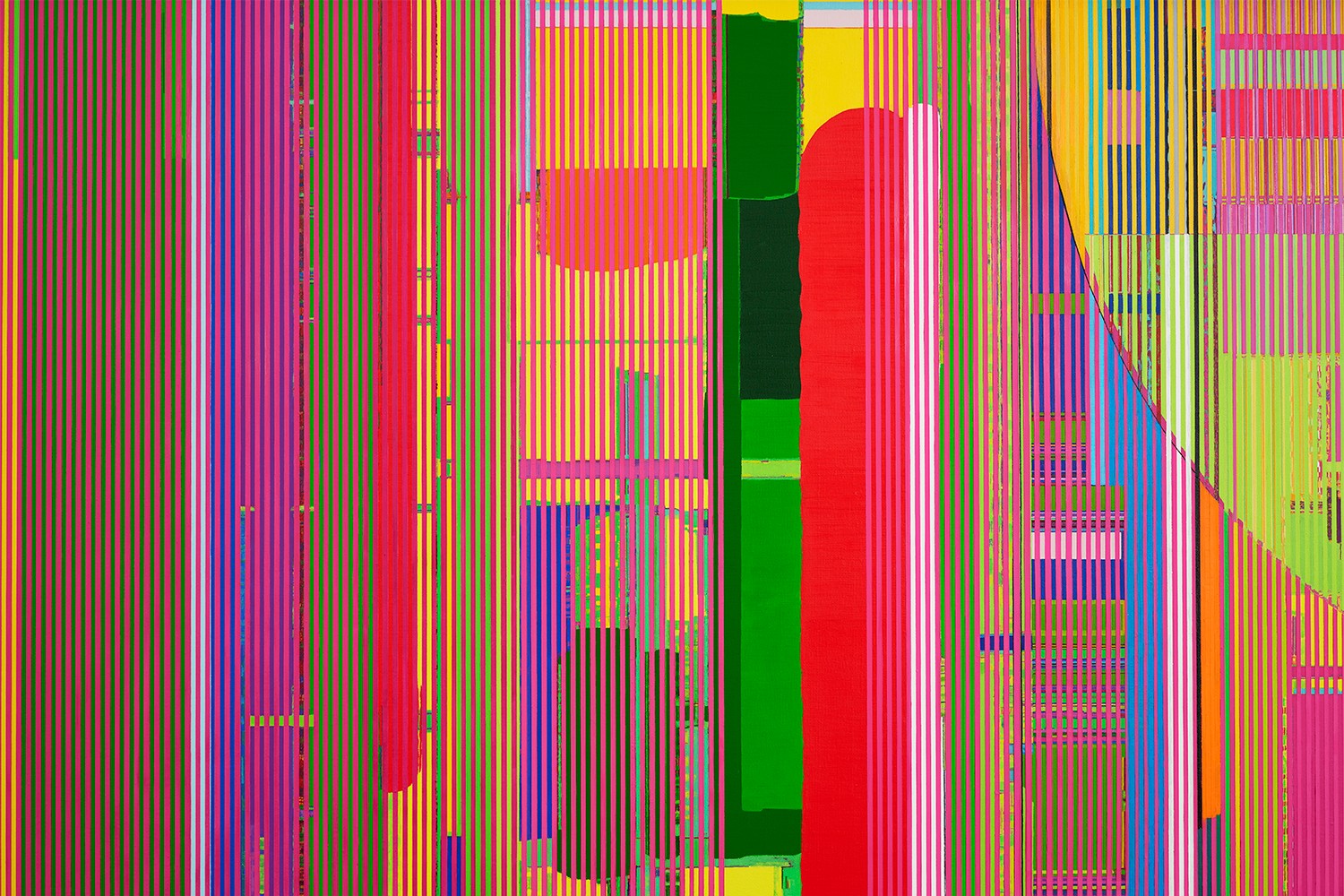 Detail of painting by Liu Wei
