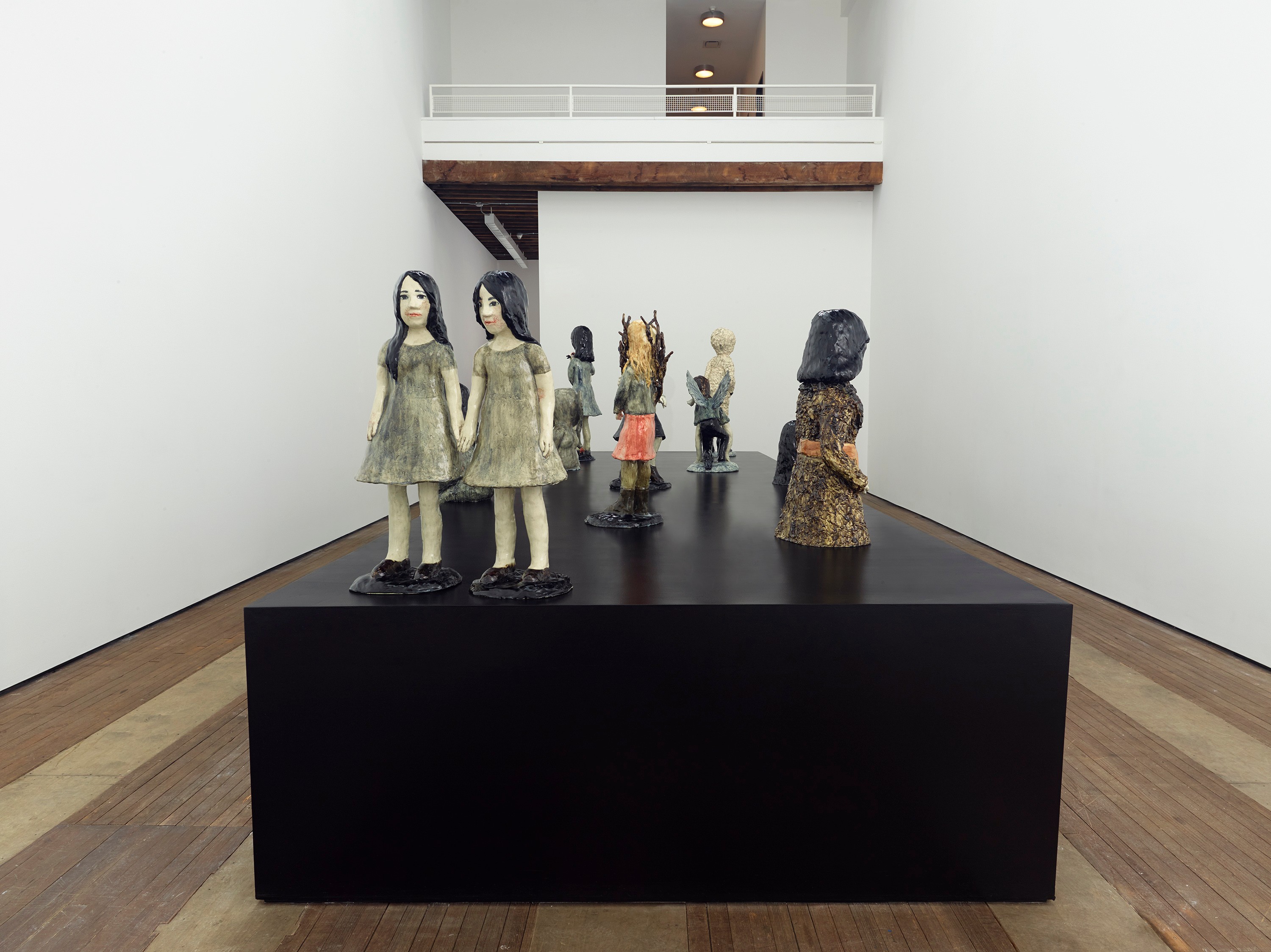 Installation view of Big Girl Now at Lehmann Maupin New York