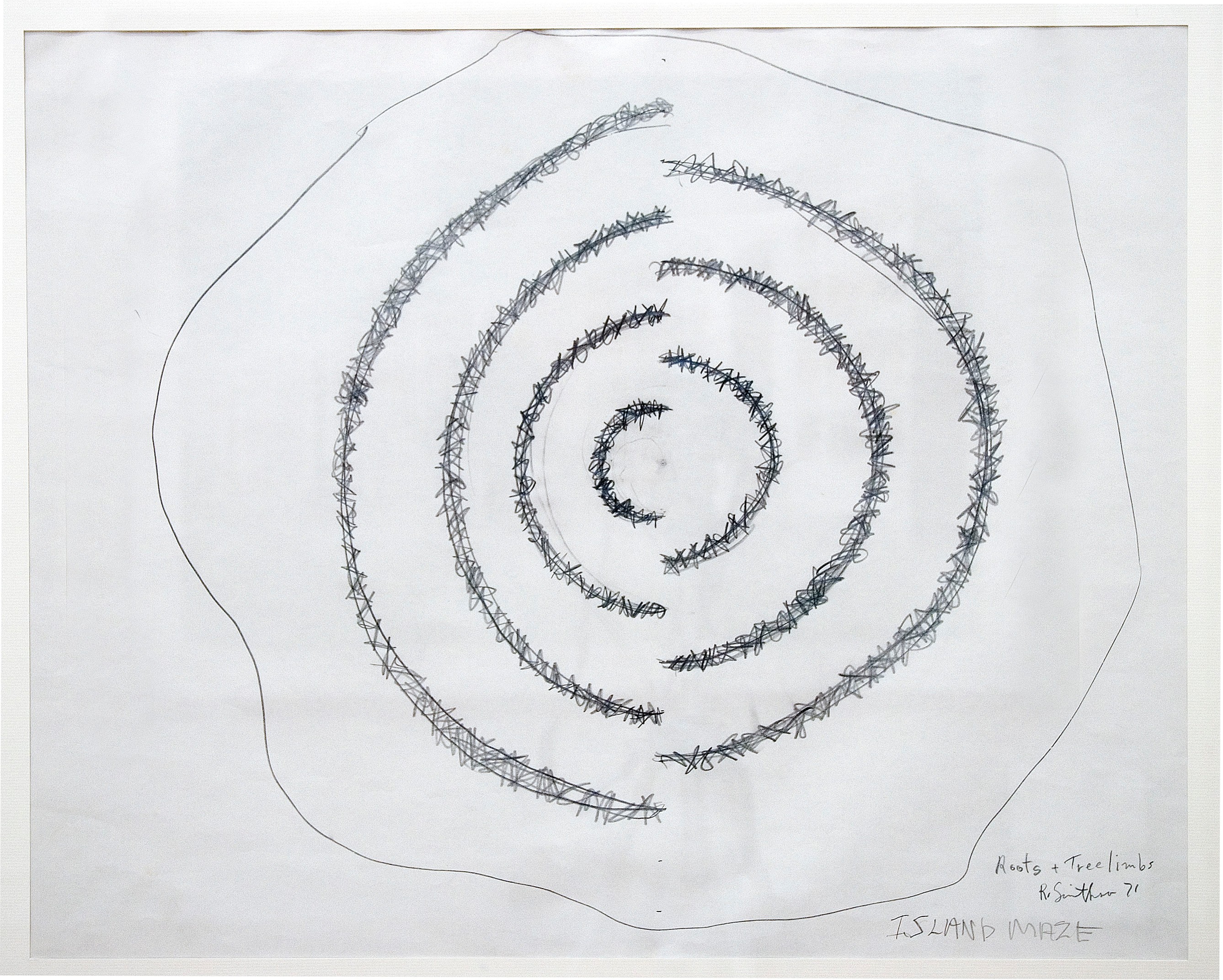 Drawing by Robert Smithson