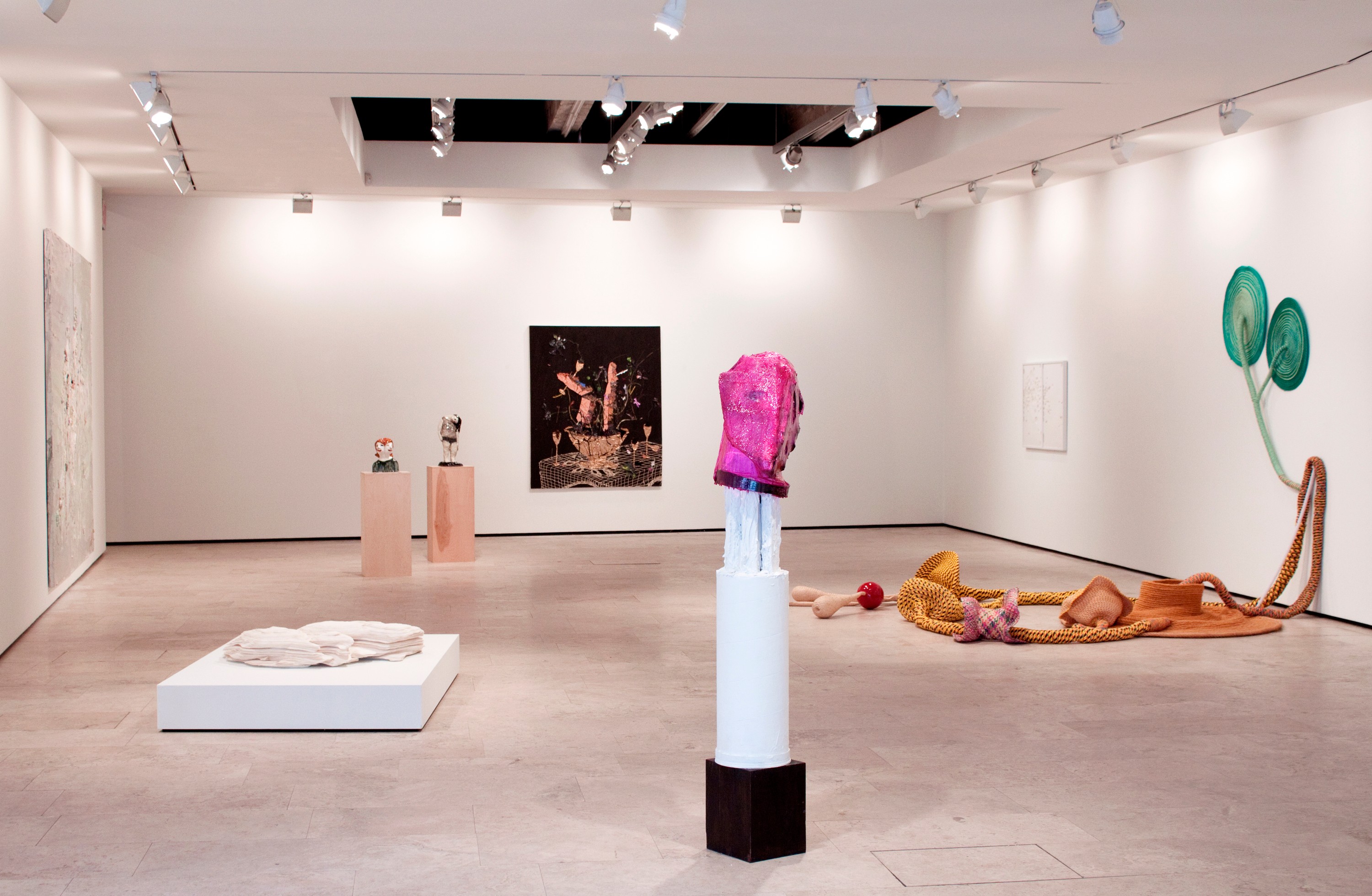 Installation view of Touched at Lehmann Maupin New York