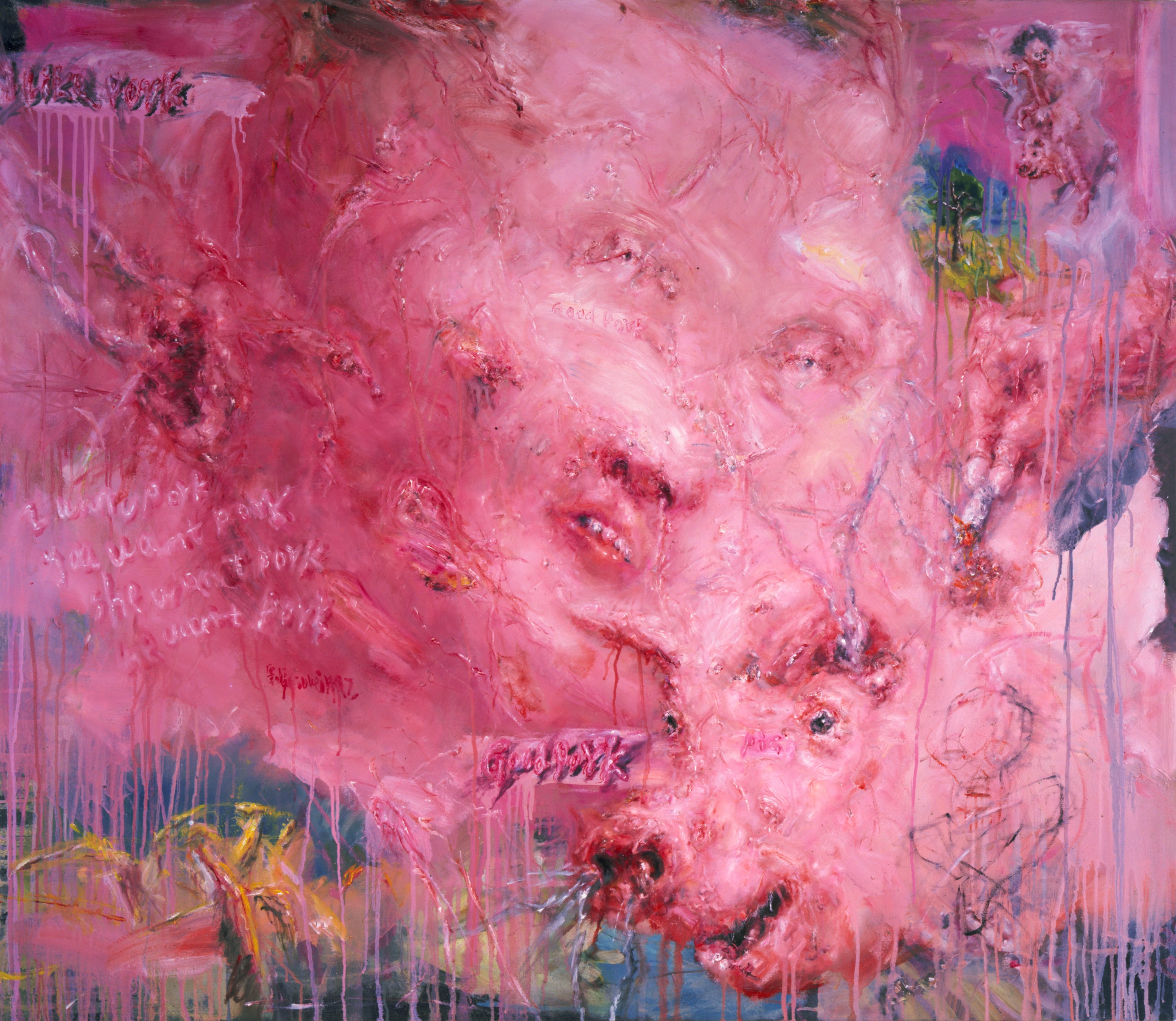 Painting by Liu Wei