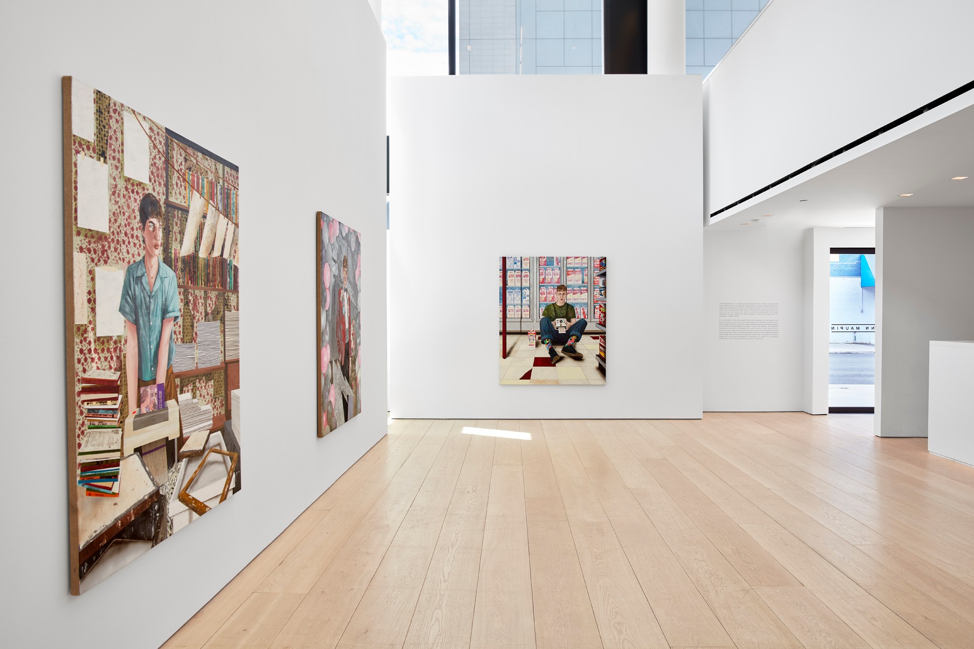 Installation view of Hernan Bas at Lehmann Maupin New York