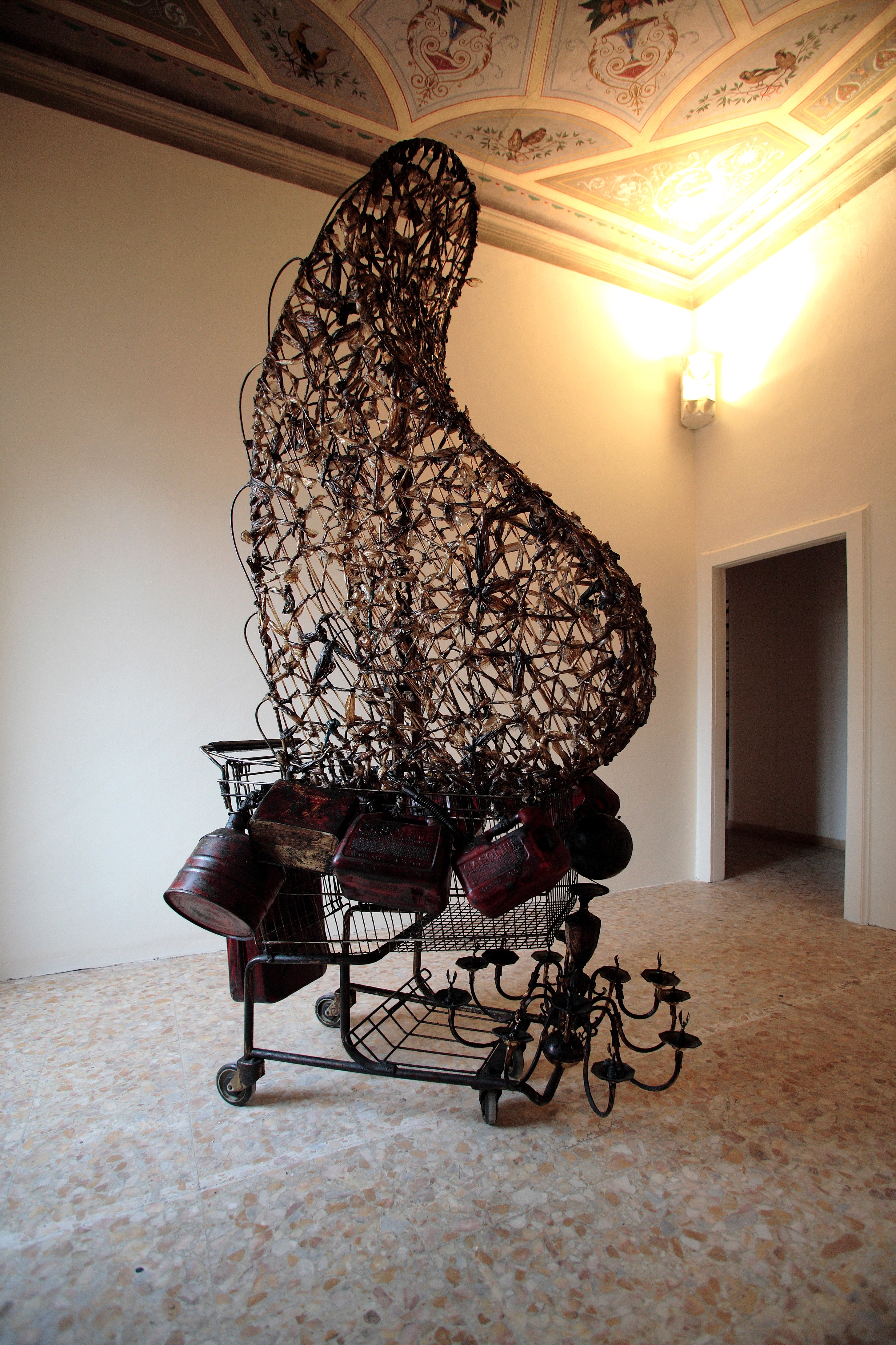 Installation view of The Refinery x: a Simple Twist of Fate at Palazzo delle Papesse